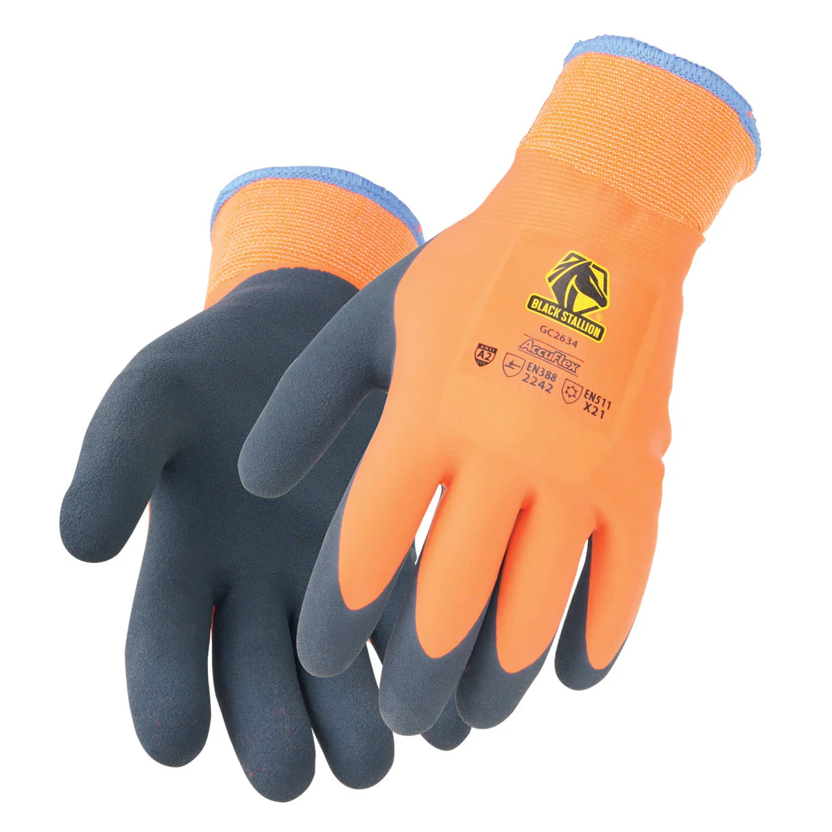 Black Stallion AccuFlex Double Latex Terry-Lined Winter Gloves (GC2634-OA) - Image 3
