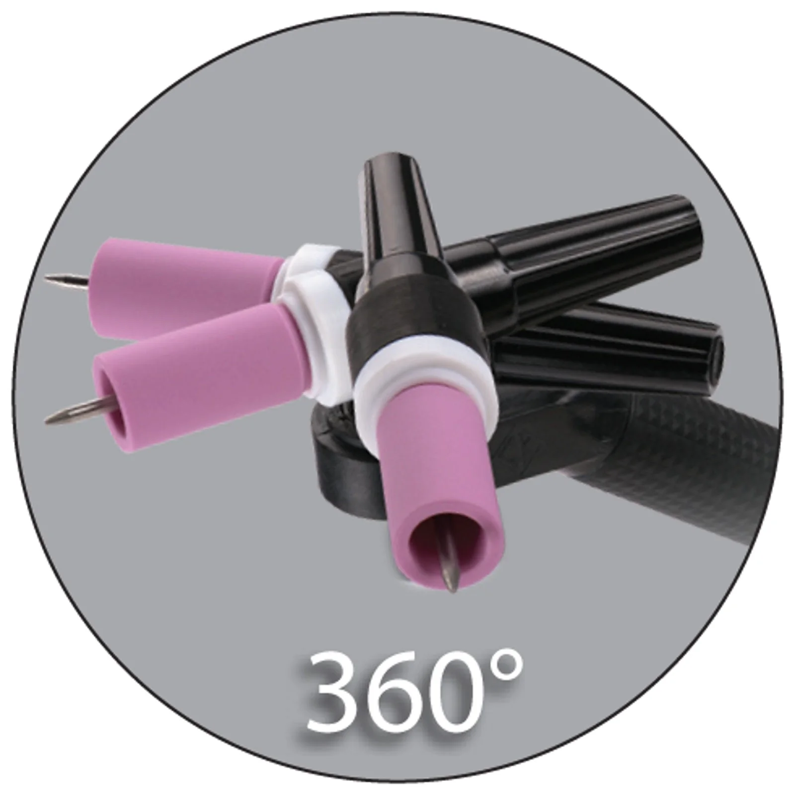 CK Worldwide 17 Series Superflex TIG Torch with Flex-Loc Head and Valve (CKFL-VSF) - Image 6