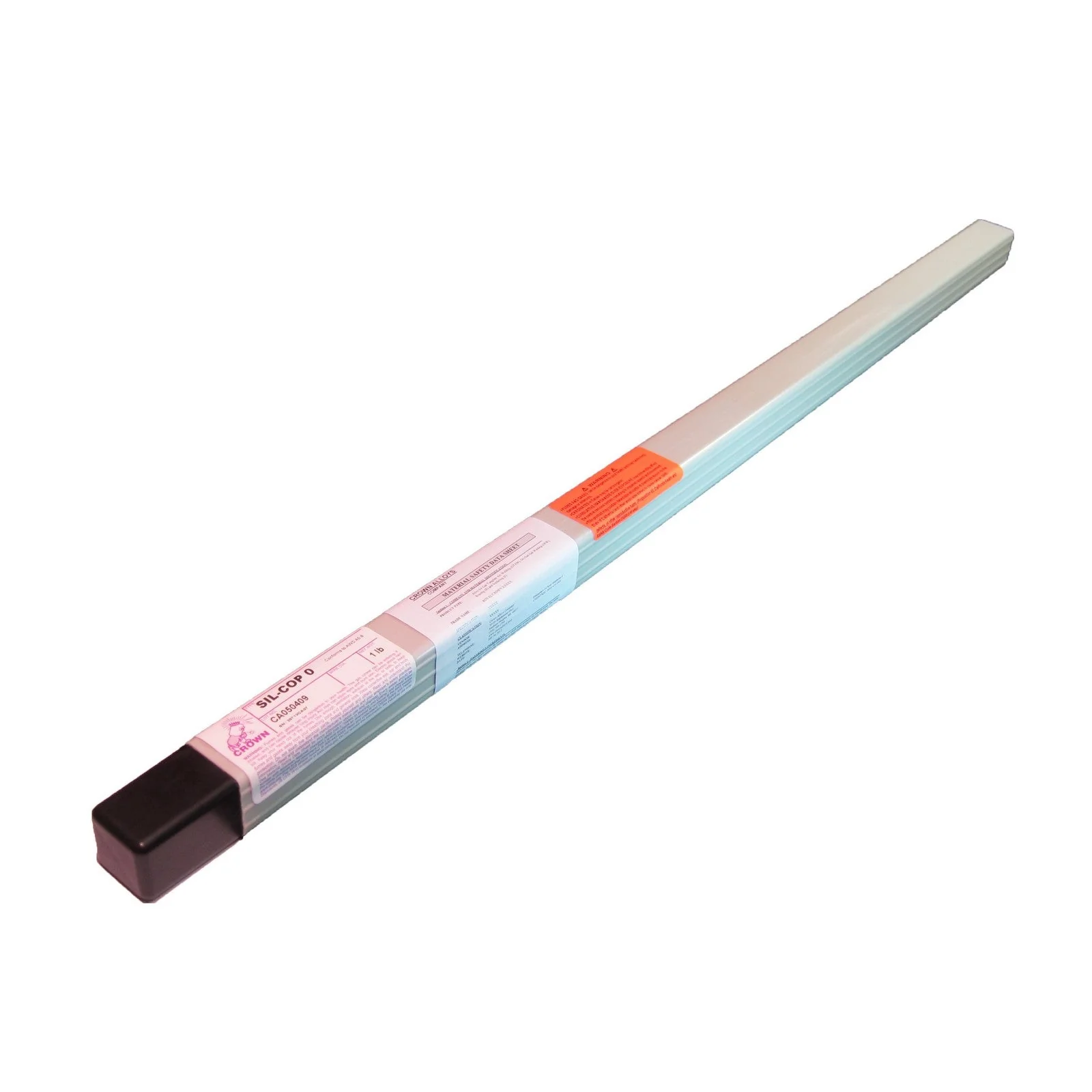 Crown Alloy 1/16 x 36" SIL-COP 0 BR.PKG. Copper-Phosphorous (B CuP-2) BRAZING 1 lb TUBE (LSCOP0/TL-BP)