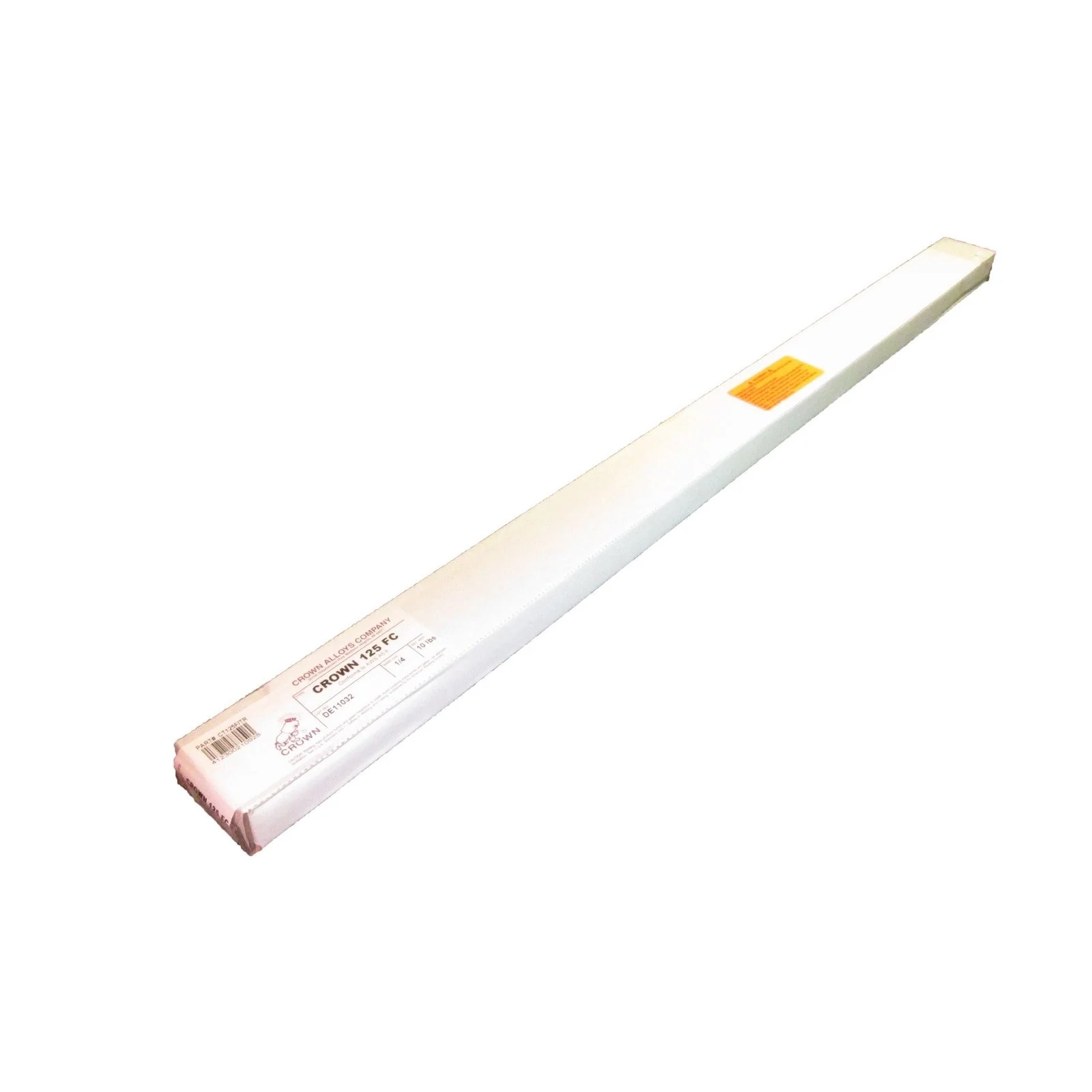 Crown Alloy 1/4 x 36" CROWN 125 Bare Low-Fuming Bronze (RB CuZn-C) BRAZING 10 lb BOX (CT125/TR)