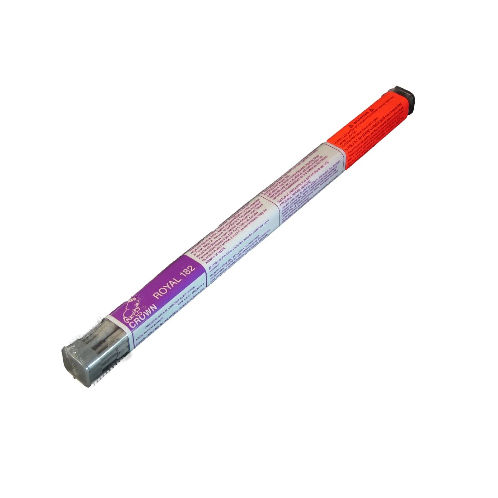 Crown Alloy 1/8 ROYAL 182 BR.PKG. Iron-Nickel-Chrome (E NiCrFe-3) ELECTRODE 1 lb TUBE (RE182/EO-BP)