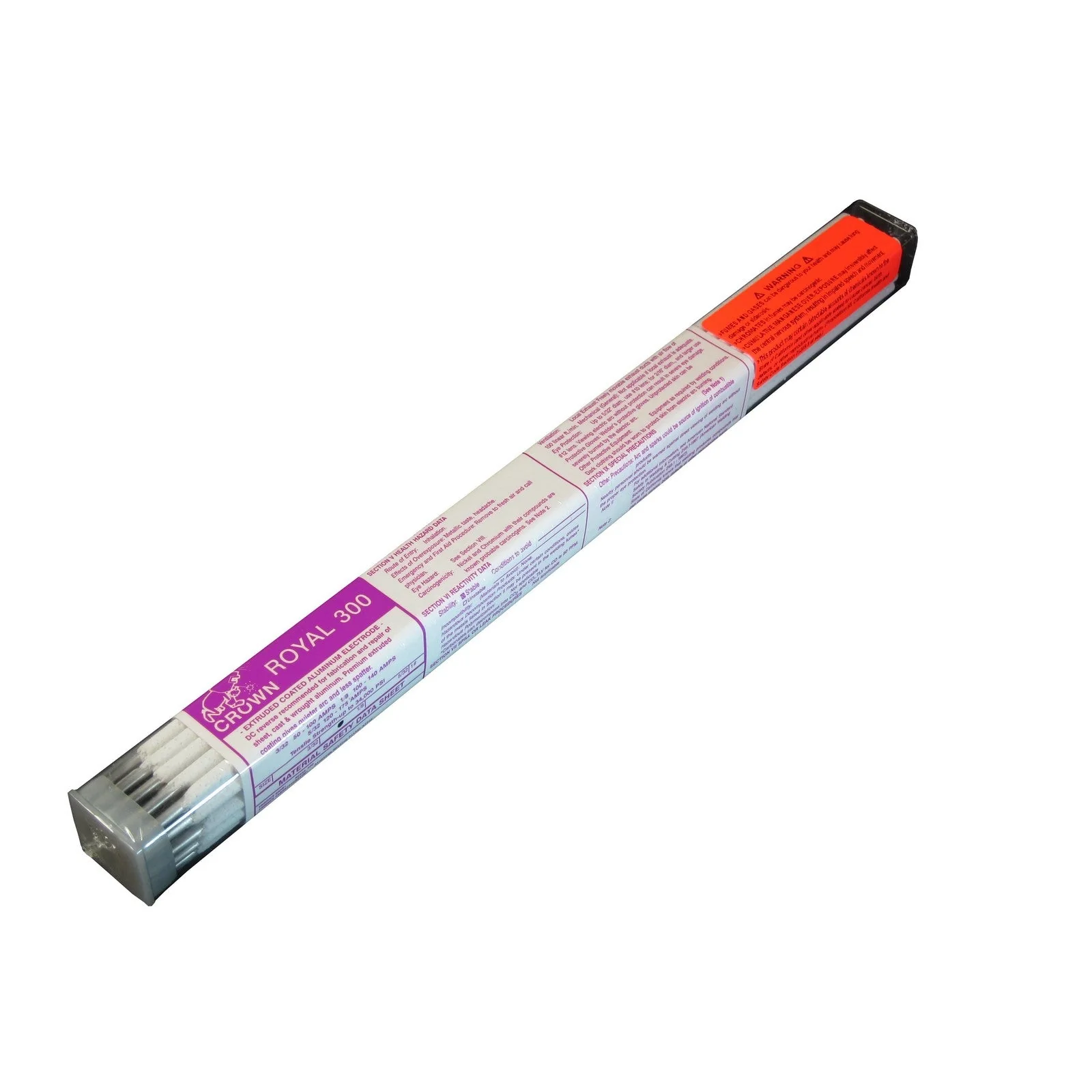 Crown Alloy 1/8 ROYAL 300 BR.PKG. Aluminum ELECTRODE 1 lb TUBE (RE300/EO-BP)