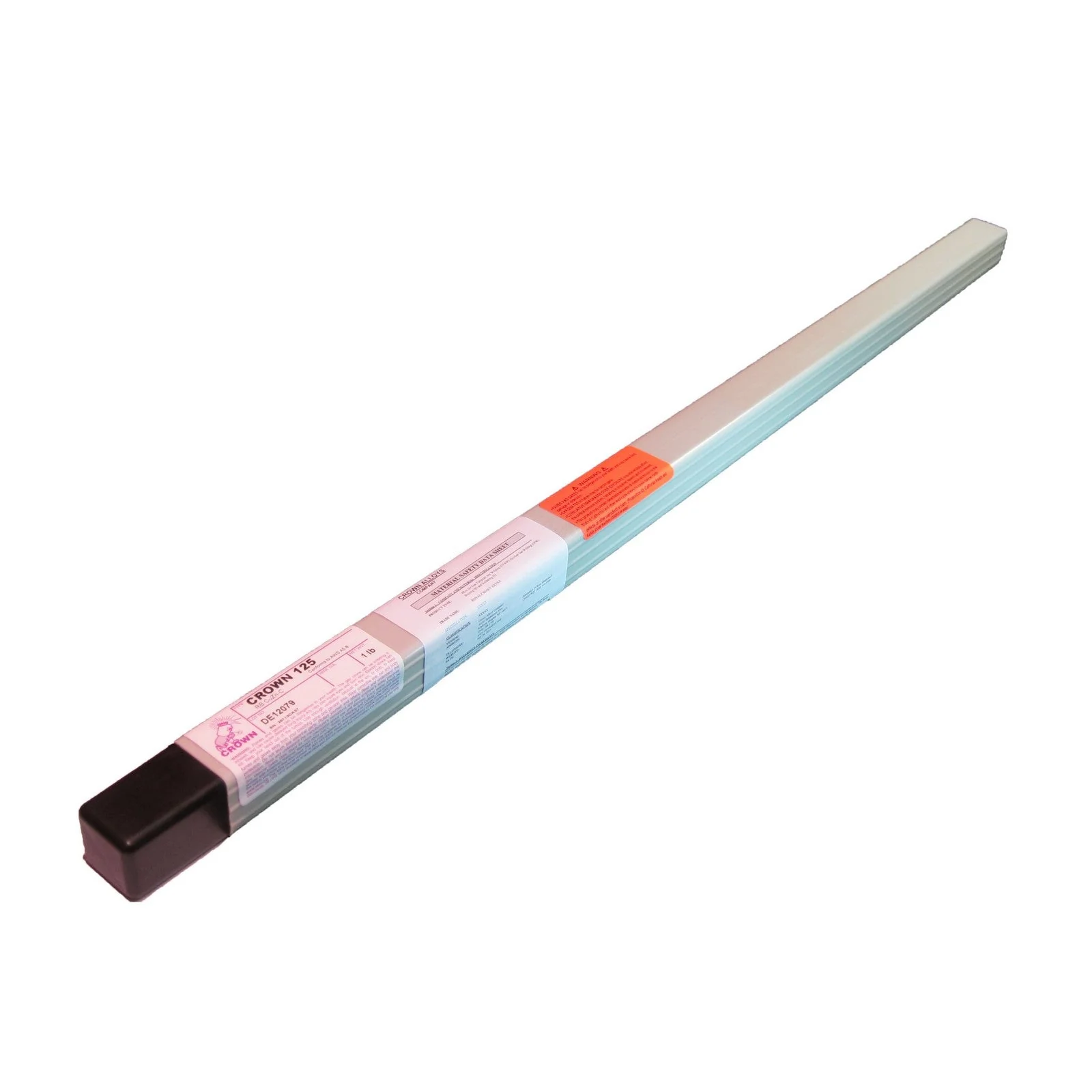 Crown Alloy 1/8 x 36" CROWN 125 BR.PKG. Bare Low-Fuming Bronze (RB CuZn-C) BRAZING 1 lb TUBE (CT125/TO-BP)