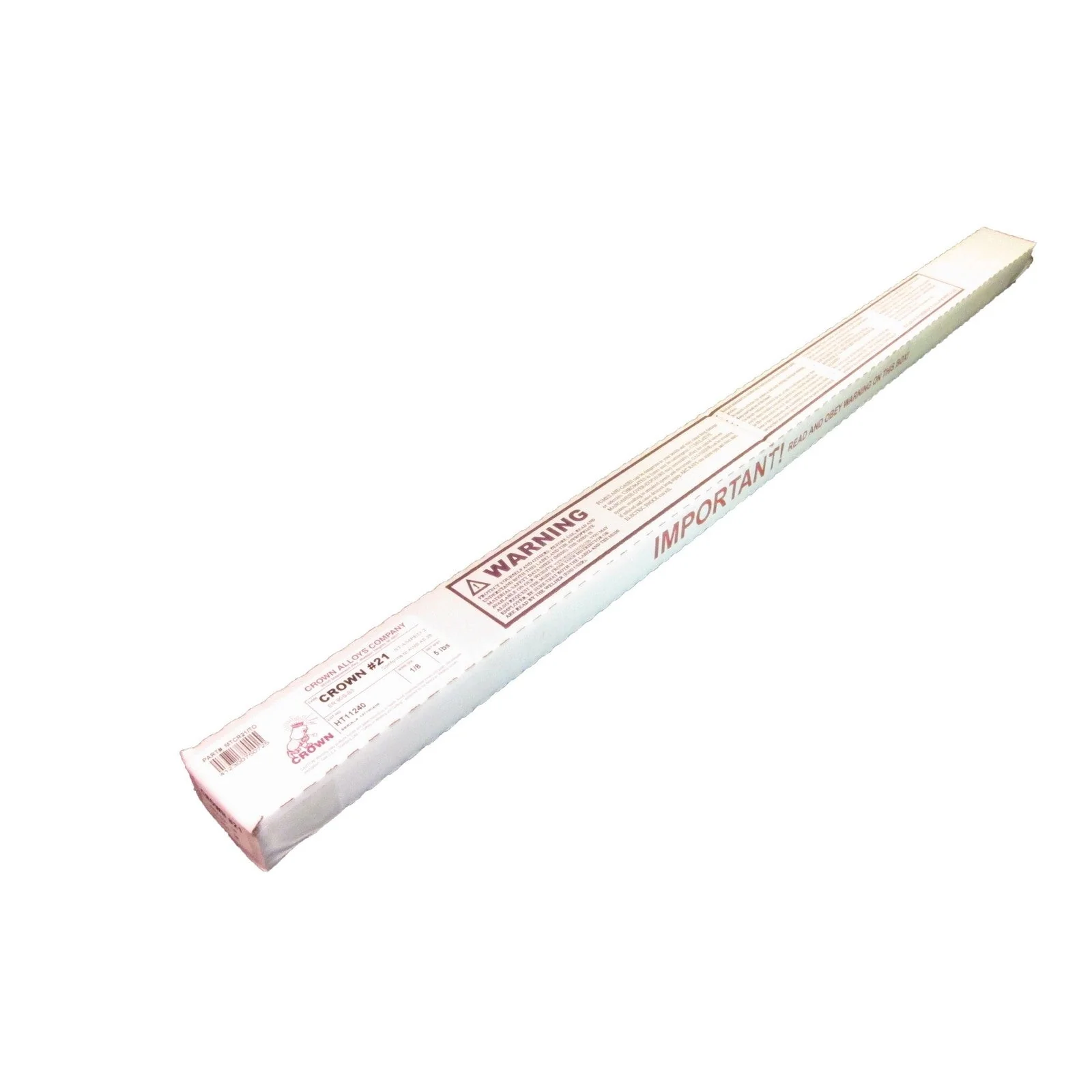 Crown Alloy 1/8 x 36" CROWN 21 Chrome-Moly (ER 90S-B3) TIG 5 lb BOX (MTCR21/TO)