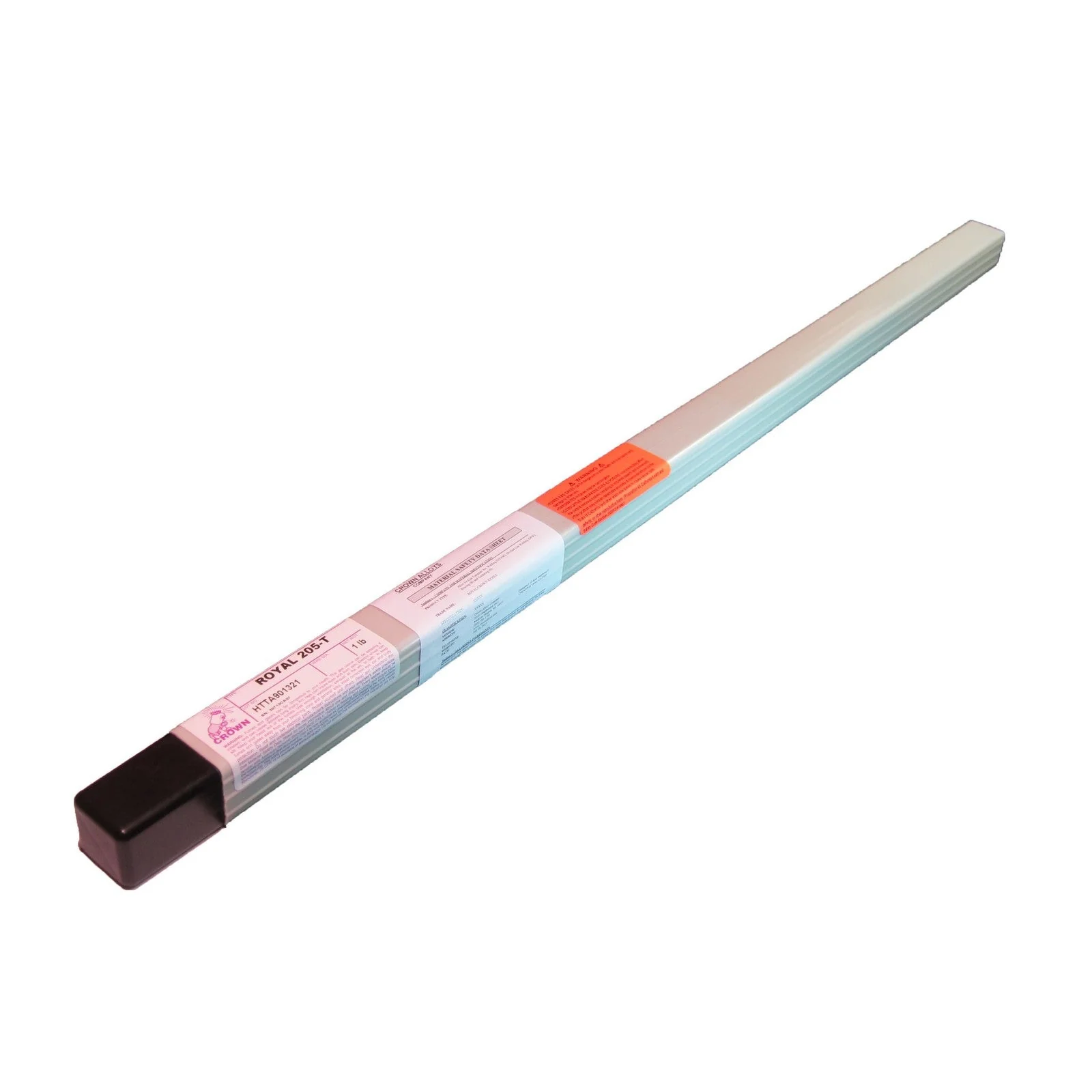 Crown Alloy 1/8 x 36" ROYAL 205-T BR.PKG. Premium Triple Deoxidizing Steel TIG 1 lb TUBE (RT205/TO-BP)