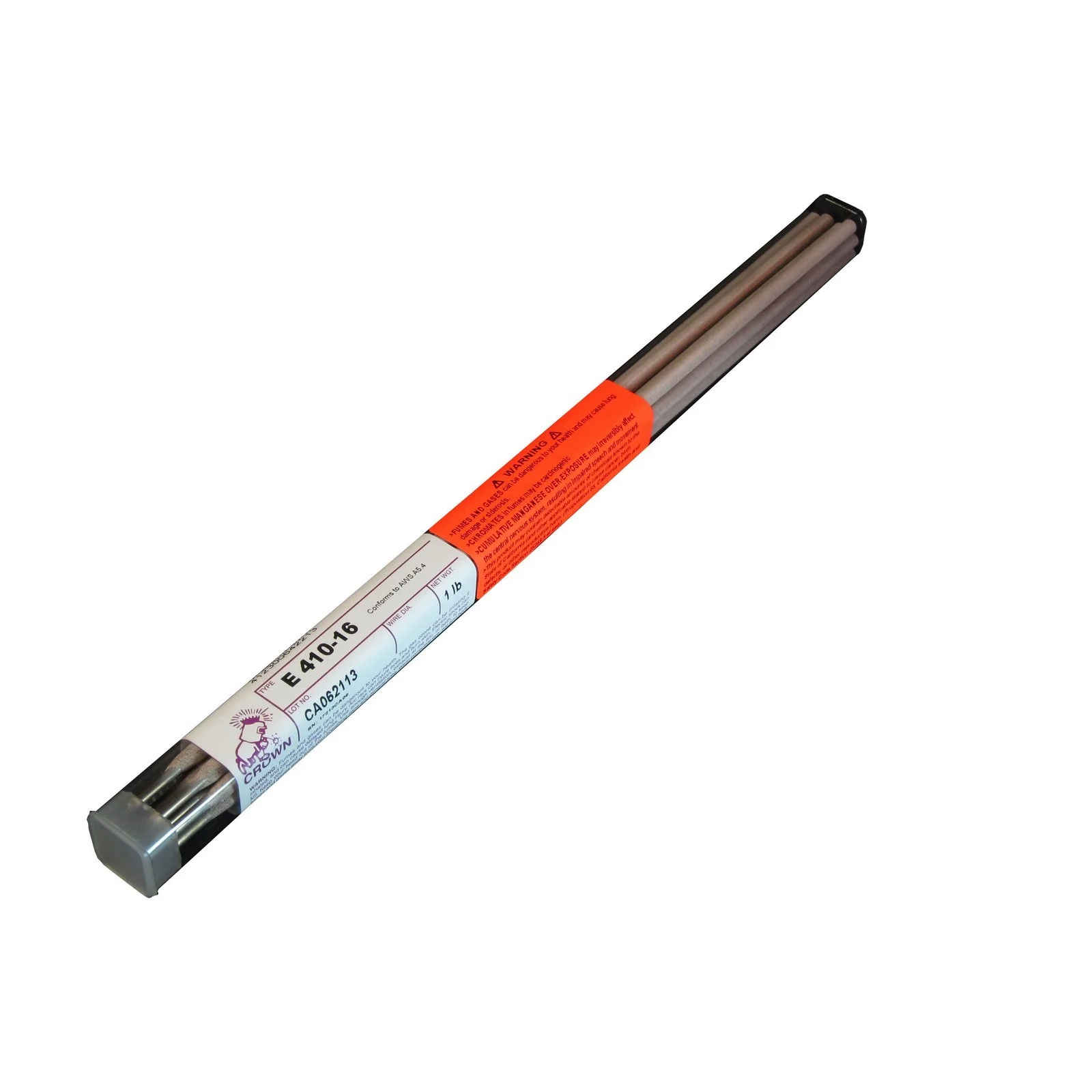 Crown Alloy 3/16 E 410-16 BR.PKG. Stainless Steel ELECTRODE 1 lb TUBE (SE410/EQ-BP)