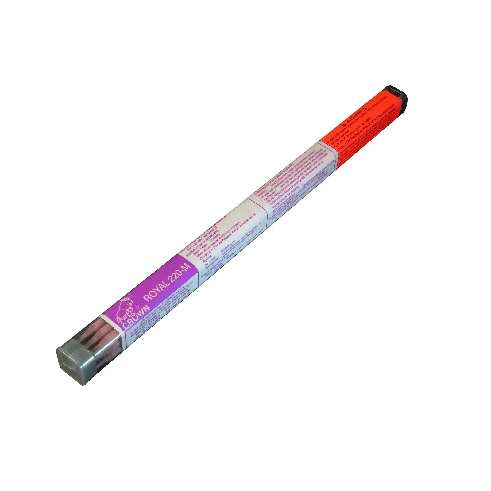 Crown Alloy 3/16 ROYAL 220-M BR.PKG. Super Alloy for Welding ALL Steels ELECTRODE 1 lb TUBE (RE220M/EQ-BP)