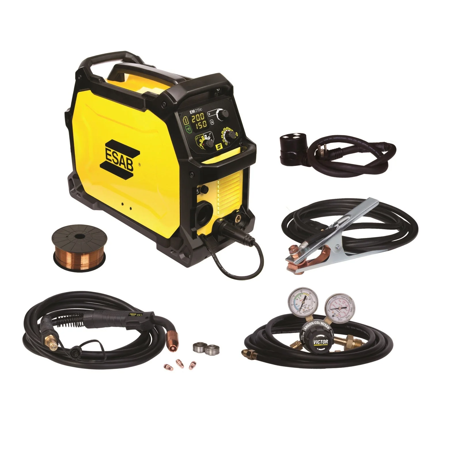 ESAB Rebel EM 215ic MIG Welder (MIG ONLY) with Spoolgun (0558102436) - Image 5