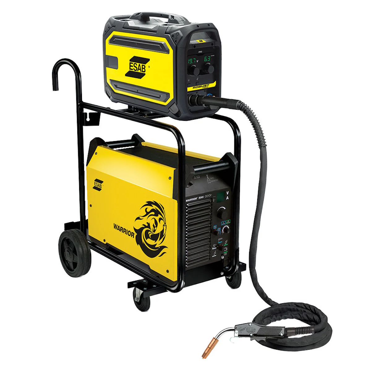 Esab Warrior 500i CC/CV Multi Process Welder Fully Loaded 460V 3PH (0558102697)