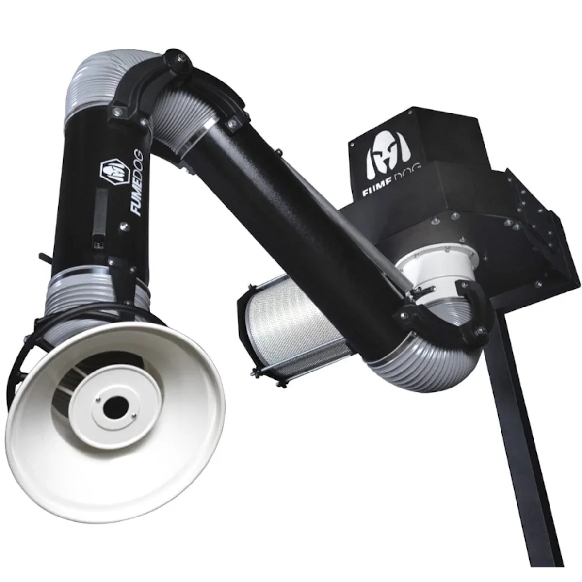 Fume Dog 1200 CFM Wall Mounted Fume Extractor w/Filter (Bulldog-FILT) - Image 2