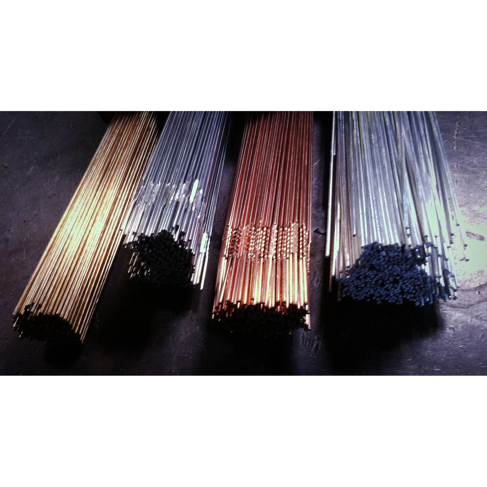 Hobart ER 70S2 Mild Steel TIG Wire 3/32" X 36" (Qty 2) 1 Lb Tubes
