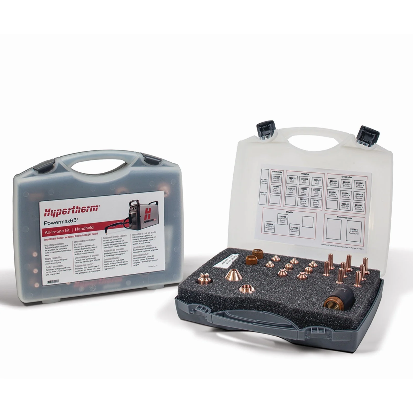 Hypertherm Powermax 65 Handheld Consumables Kit PM65 (851465)