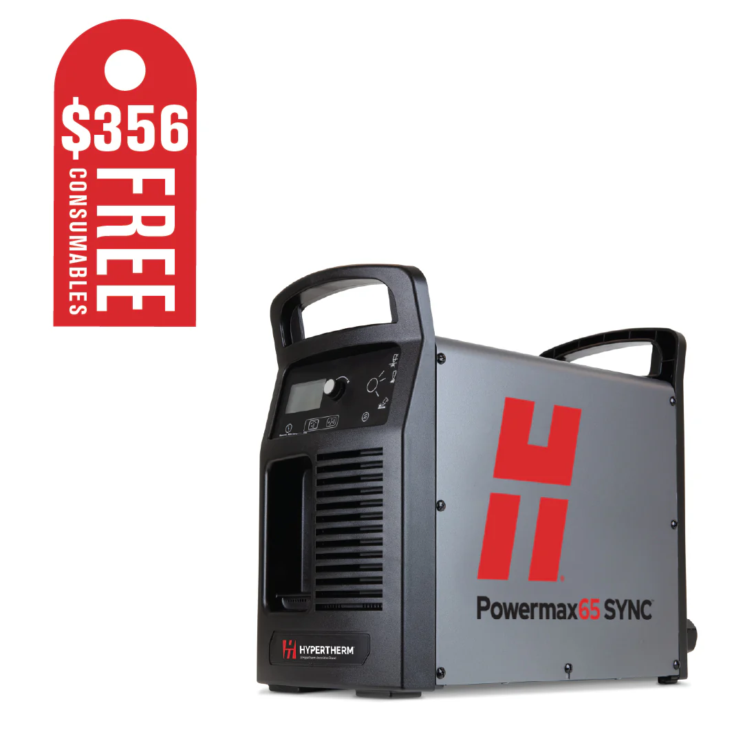 Hypertherm Powermax 65 Sync Plasma Cutter w/50ft Hand Torch (083344) - Image 2