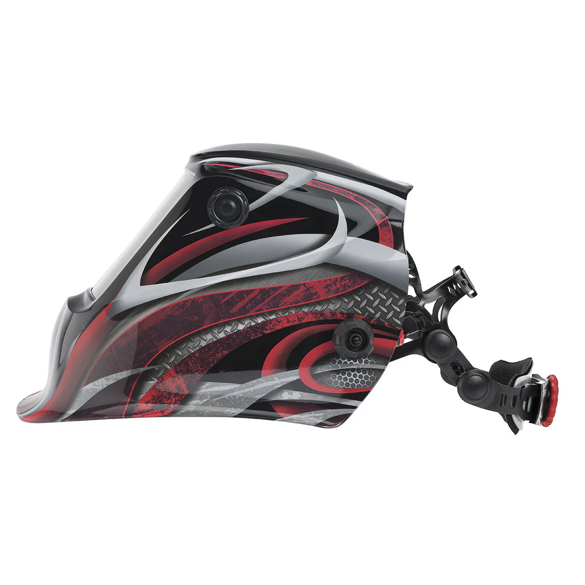 Lincoln Viking 3350 Series Twisted Metal Auto Darkening Welding Helmet (K3248-4) - Image 5