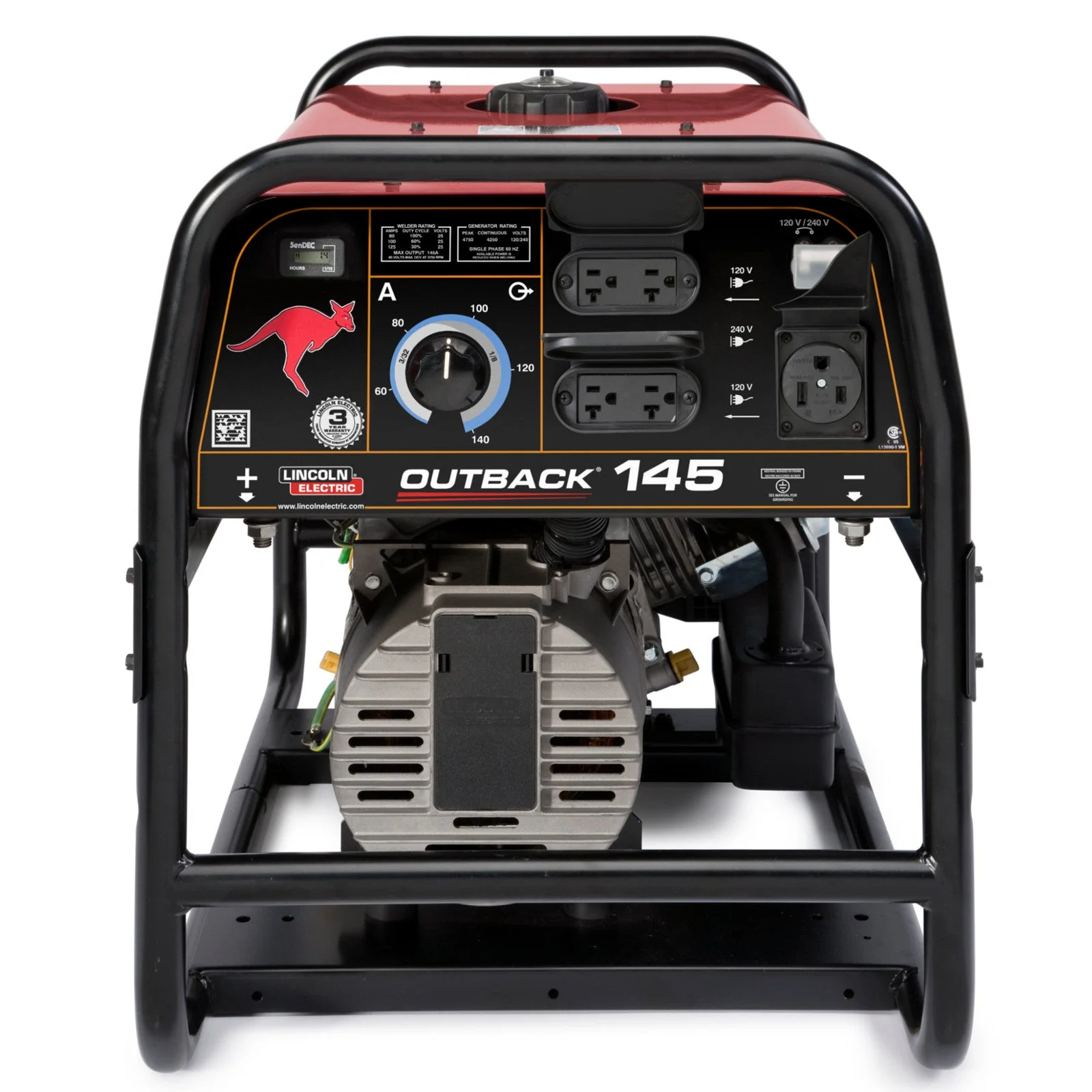 Lincoln Outback 145 Engine Welder Generator (K2707-2) - Image 3