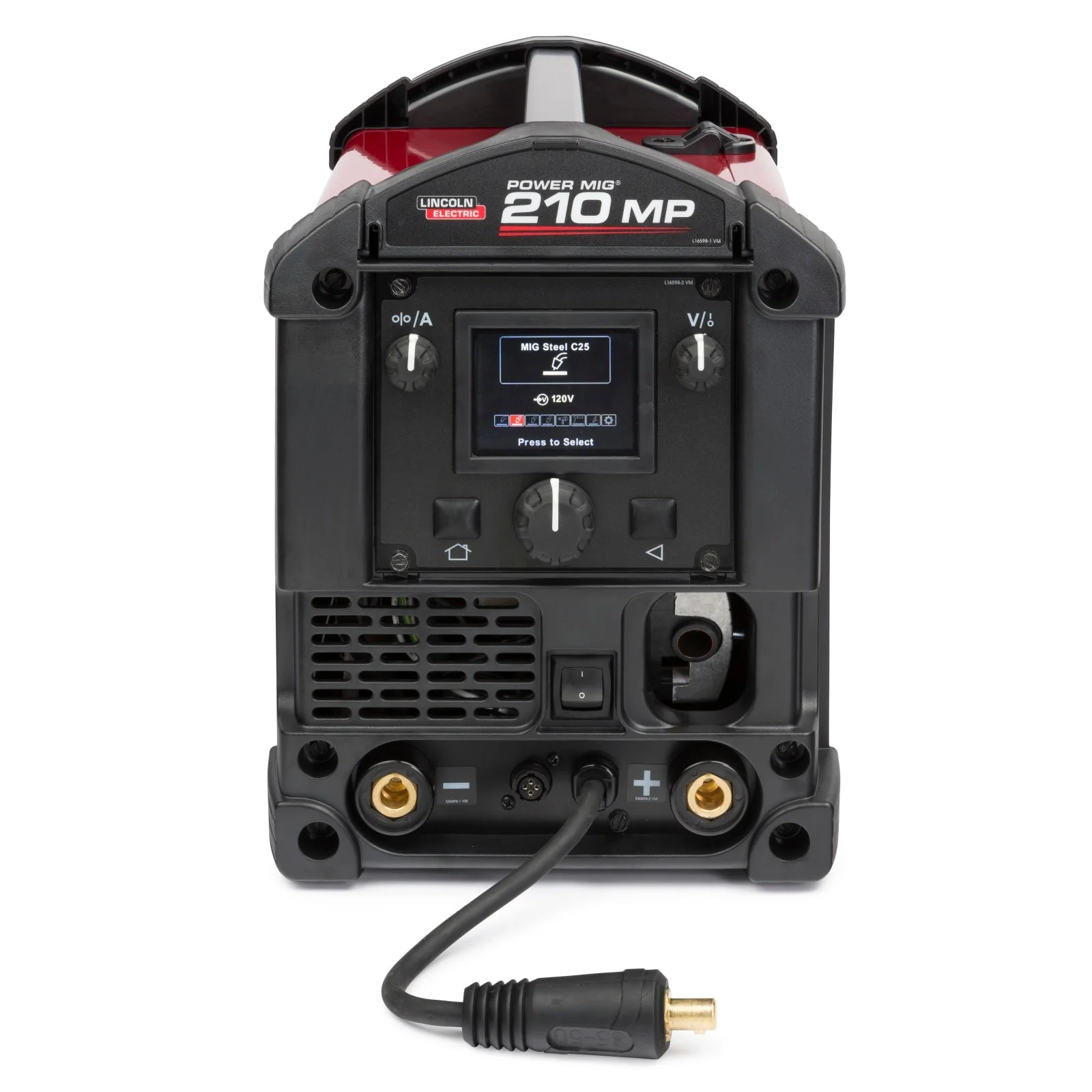 Lincoln Power MIG 210 MP Welder w/ TIG Kit, and Spoolgun (K4195-2, K3269-1) - Image 3