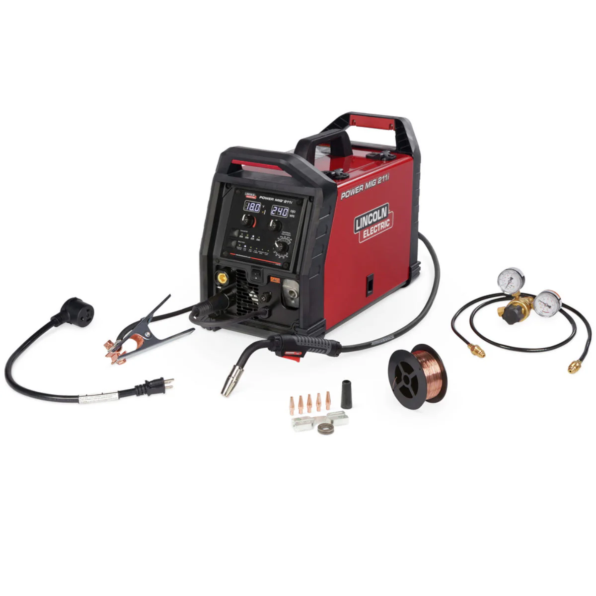 Lincoln Power MIG 211i Mig Welder w/Spoolgun (K6080-1) - Image 3