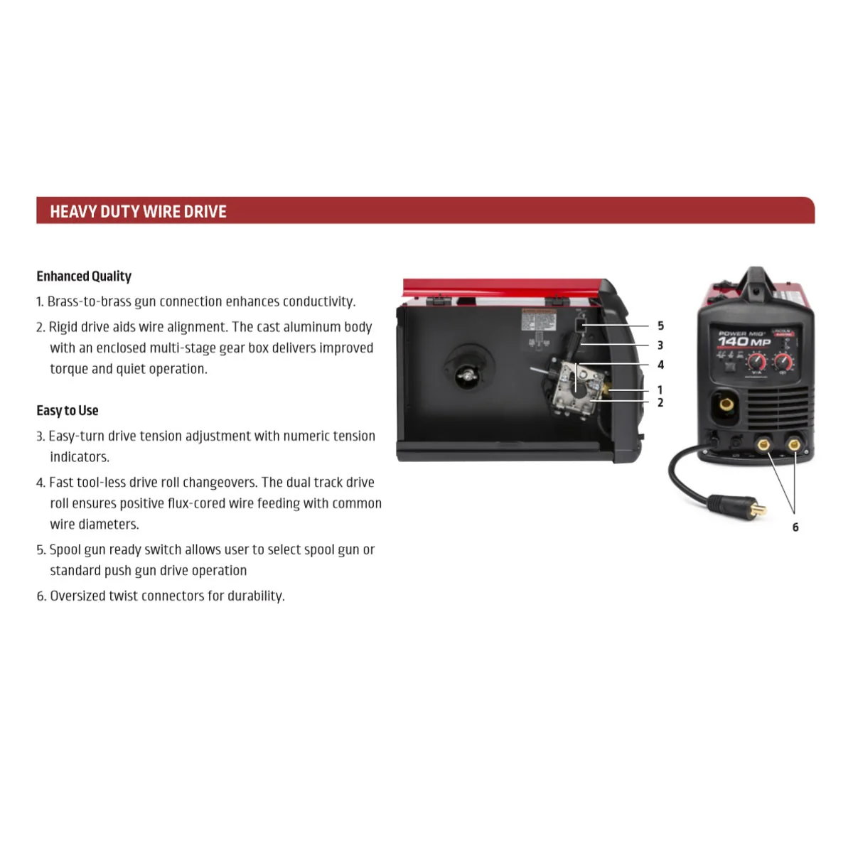 Lincoln Power Mig 140 MP Multi Process Welder TIG One-Pak (K4499-1) - Image 4