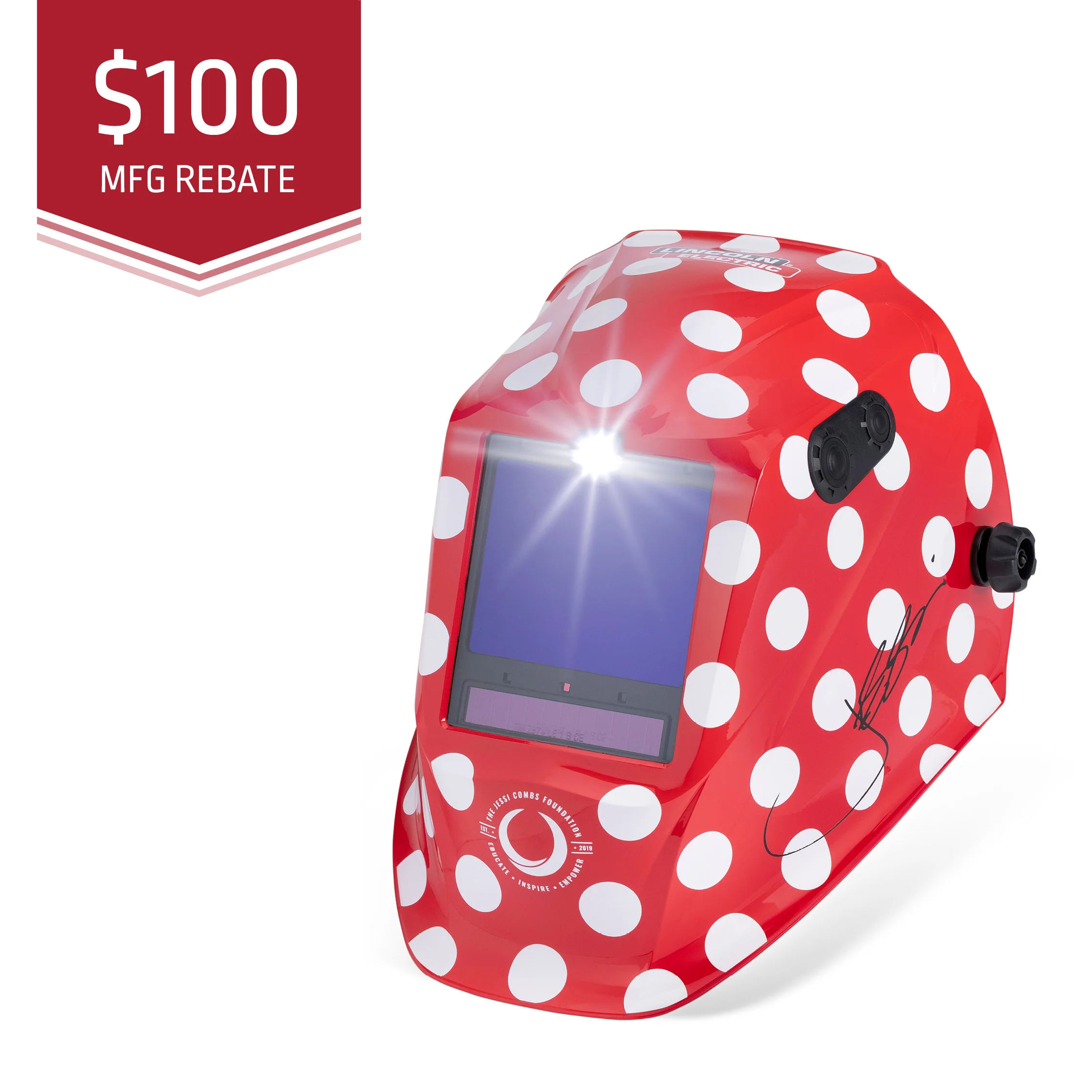Lincoln Viking 3350 ADV Series Jessi the Welder Helmet (K5758-5)