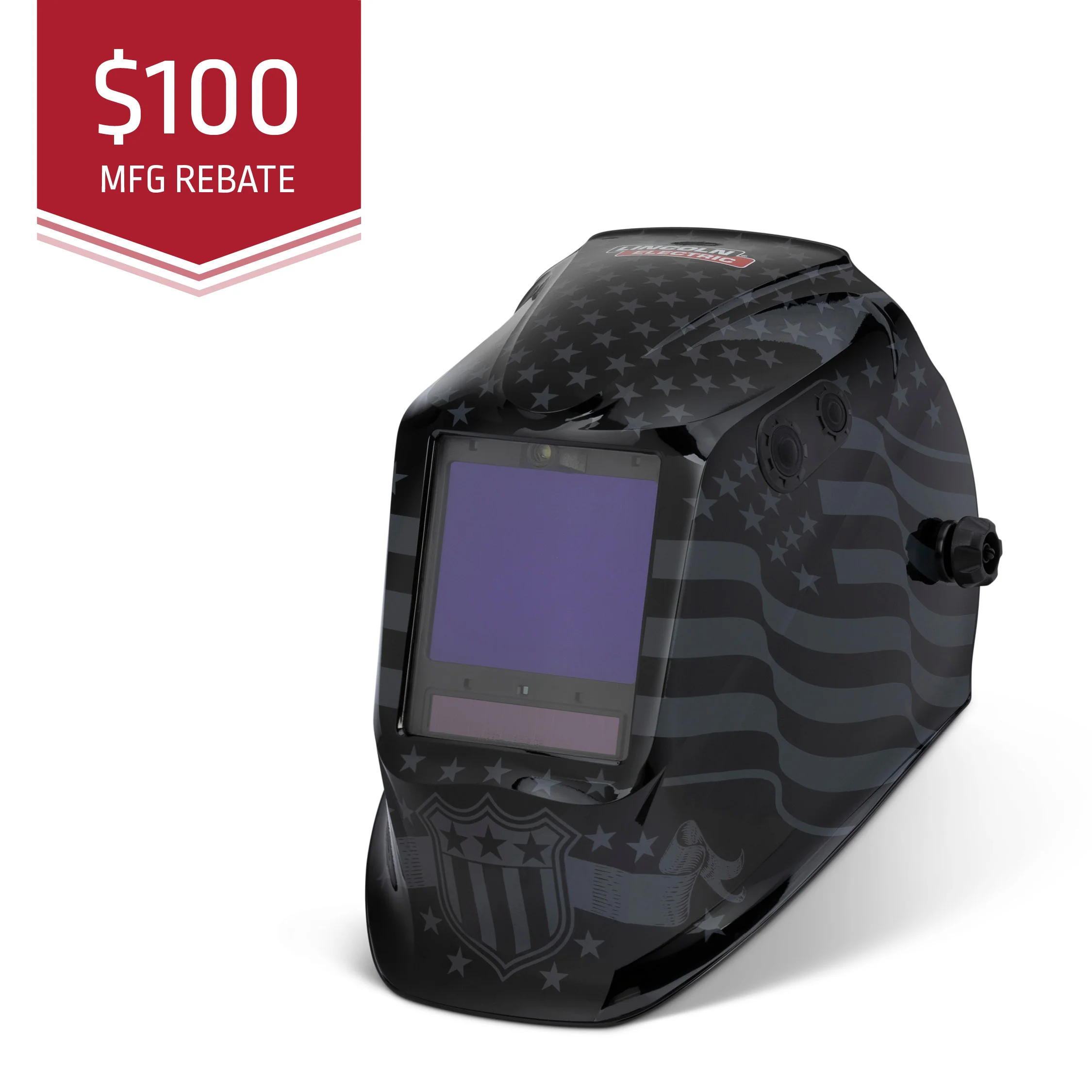 Lincoln Viking 3350 ADV Series Star Spangled Welding Helmet (K5559-5)
