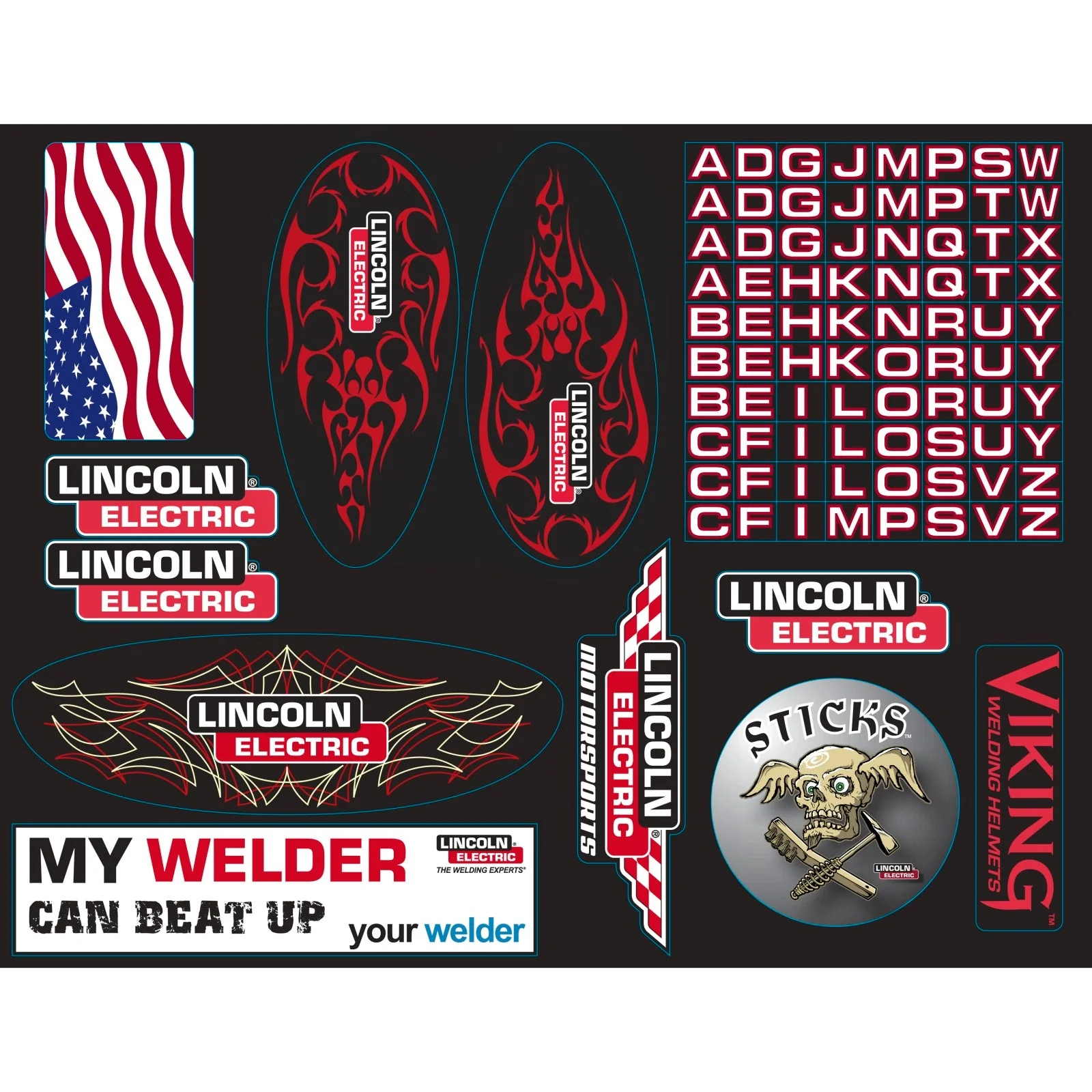 Lincoln Viking 3350 Series Black Auto Darkening Welding Helmet (K3034-4) - Image 10