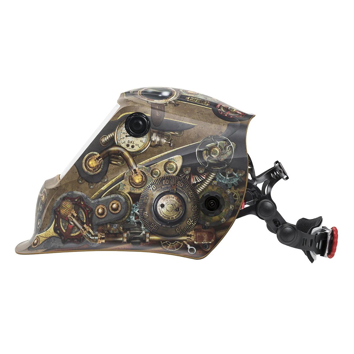 Lincoln Viking 3350 Series Steampunk Auto Darkening Welding Helmet (K3428-4) - Image 6