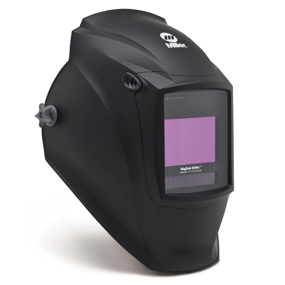 Miller Black Digital Elite Auto Darkening Welding Helmet w/ClearLight 2.0 and External Grind (288924) - Image 2