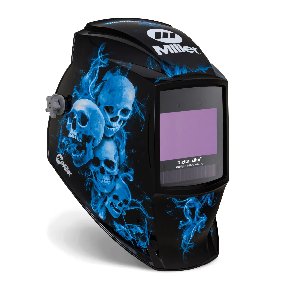 Miller Blue Rage II Digital Elite Auto Darkening Welding Helmet with ClearLight 2.0 Lens (281010) - Image 2