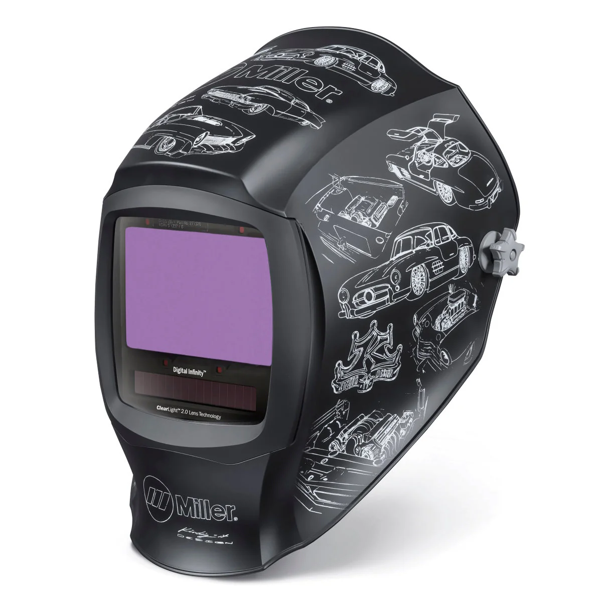 Miller Digital Infinity '22 Custom Kindig-It Welding Helmet w/Clearlight 2.0 Lens (292933) - Image 3