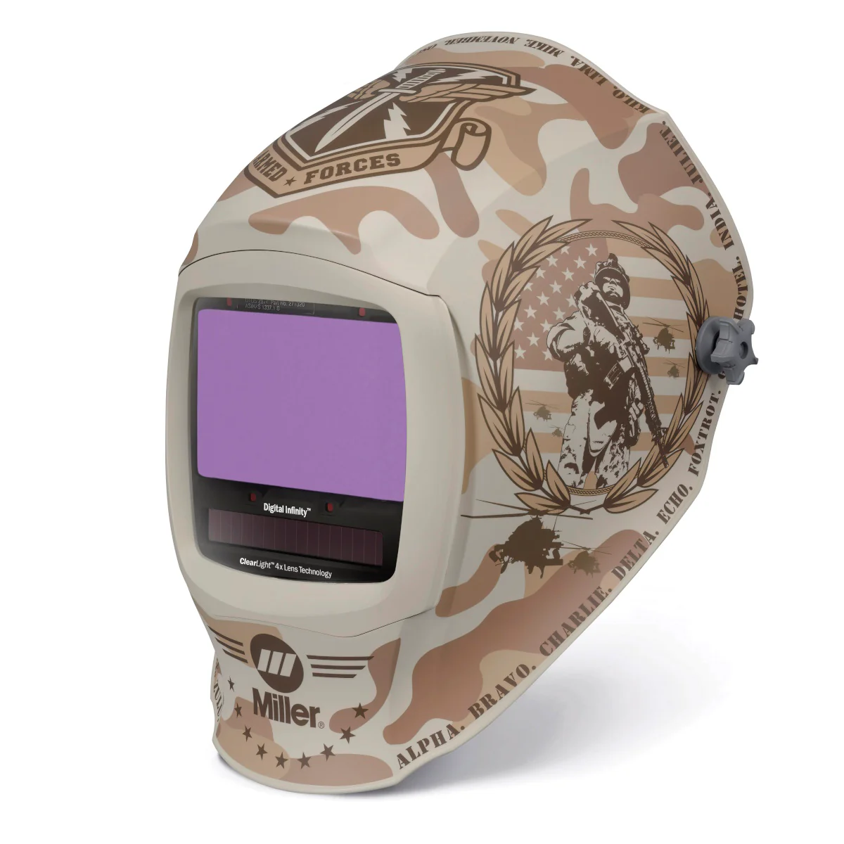 Miller Digital Infinity Honor Welding Helmet w/ClearLight 4X Lens (296785) - Image 3