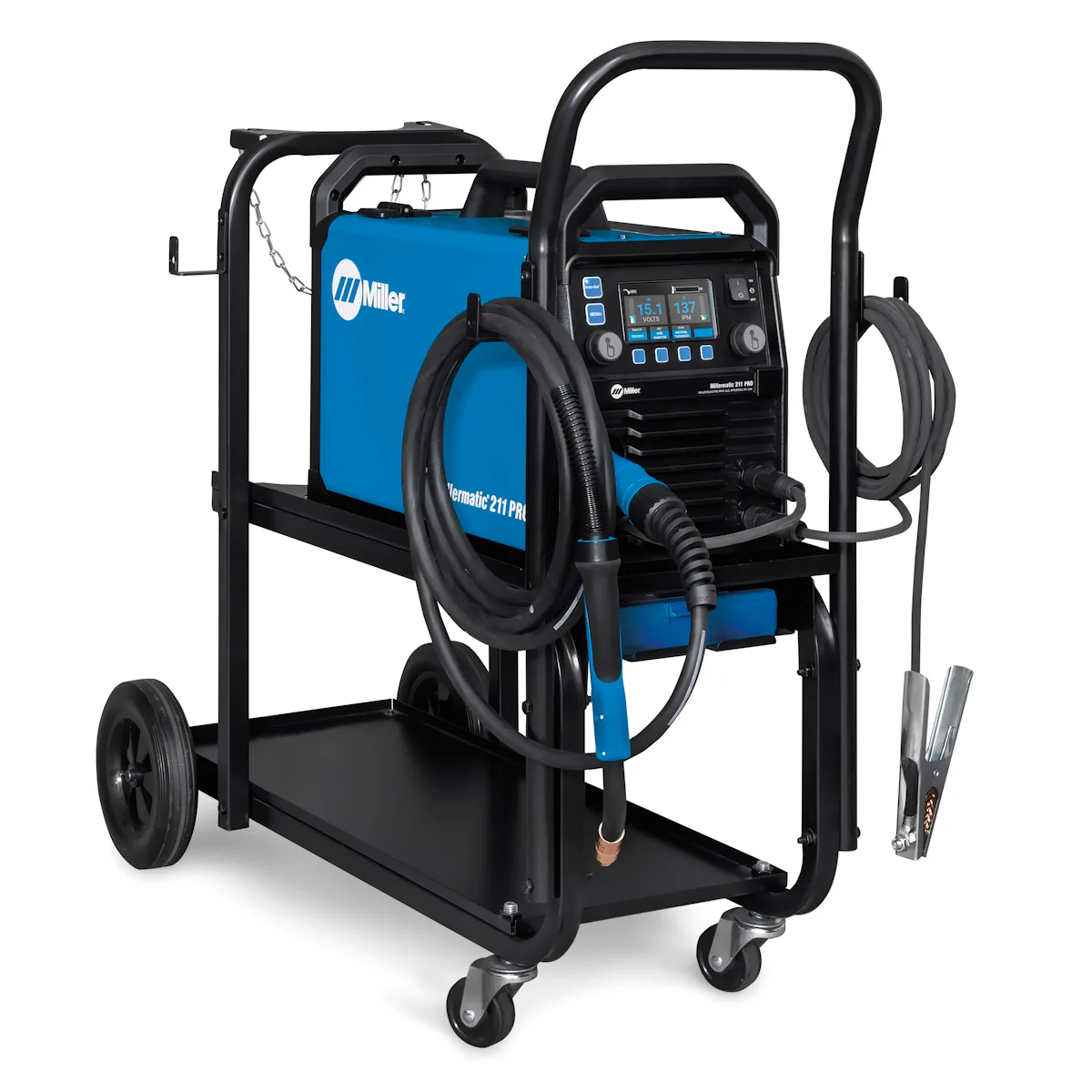 Miller Millermatic 211 PRO MIG Welder with Running Gear (951000073)