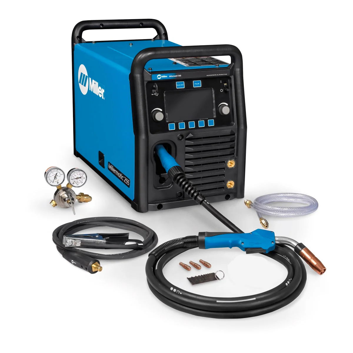 Miller Millermatic 255 MIG/Pulsed MIG Welder- 208/240V with Running Gear (951766) - Image 11