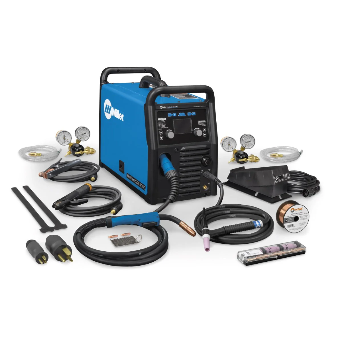 Miller Multimatic 220 AC/DC Multiprocess Welder w/Dual Cylinder Cart (951000070) - Image 4