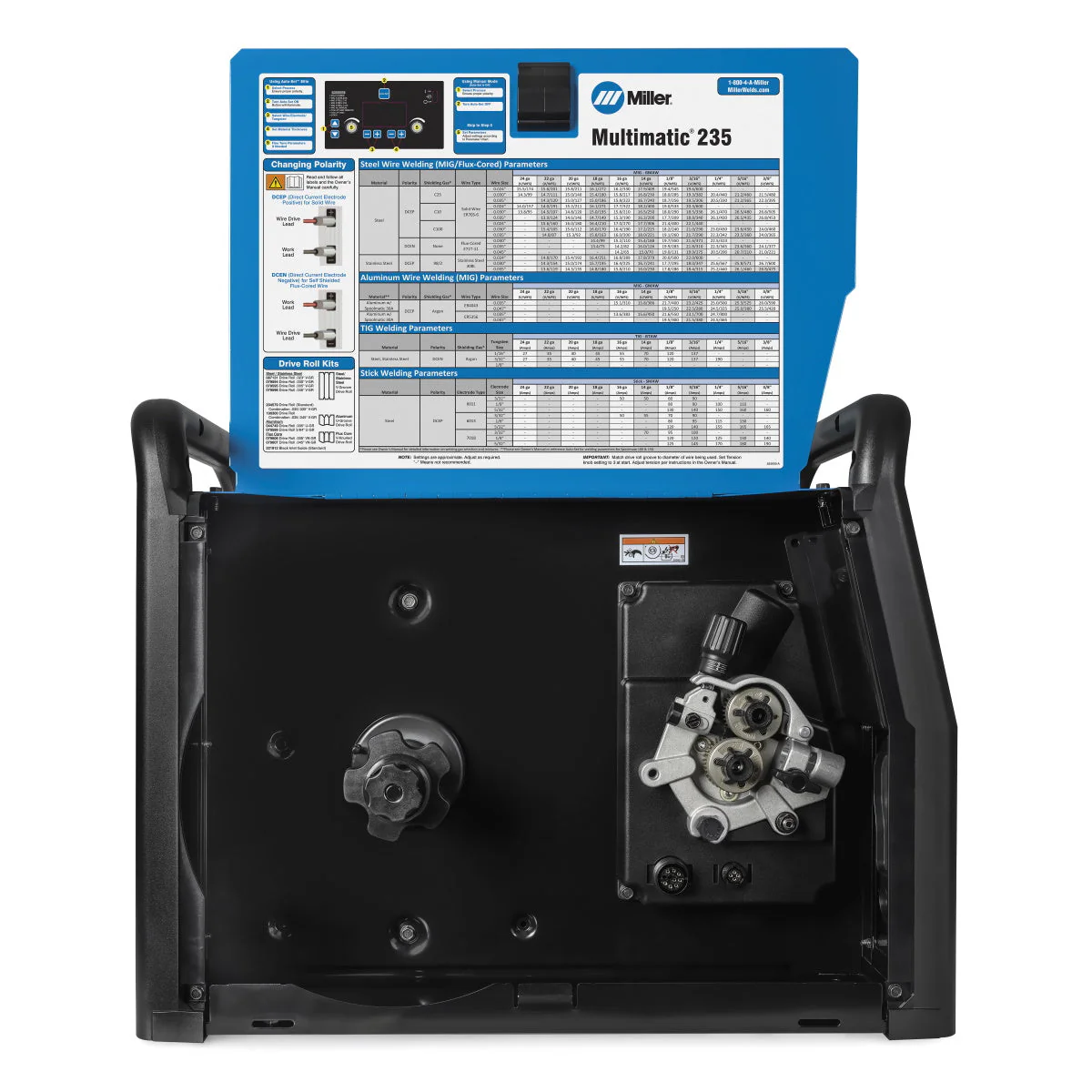Miller Multimatic 235 Multiprocess Welder w/Running Gear (951846) - Image 3