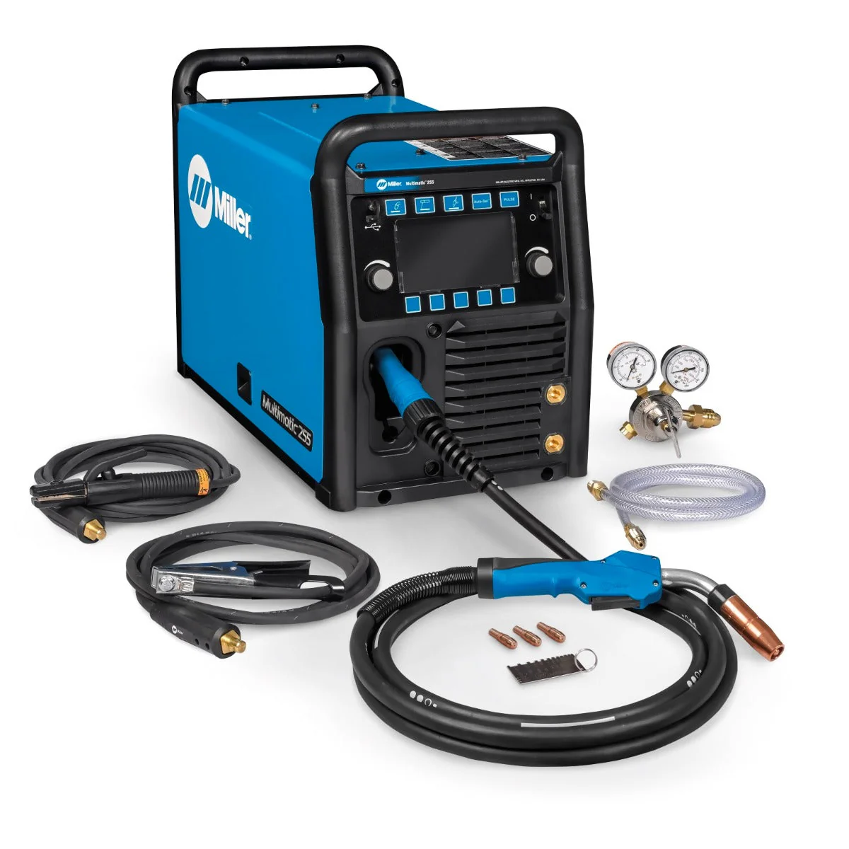 Miller Multimatic 255 Pulsed Multiprocess Welder w/Running Gear and TIG Kit (951768) - Image 3