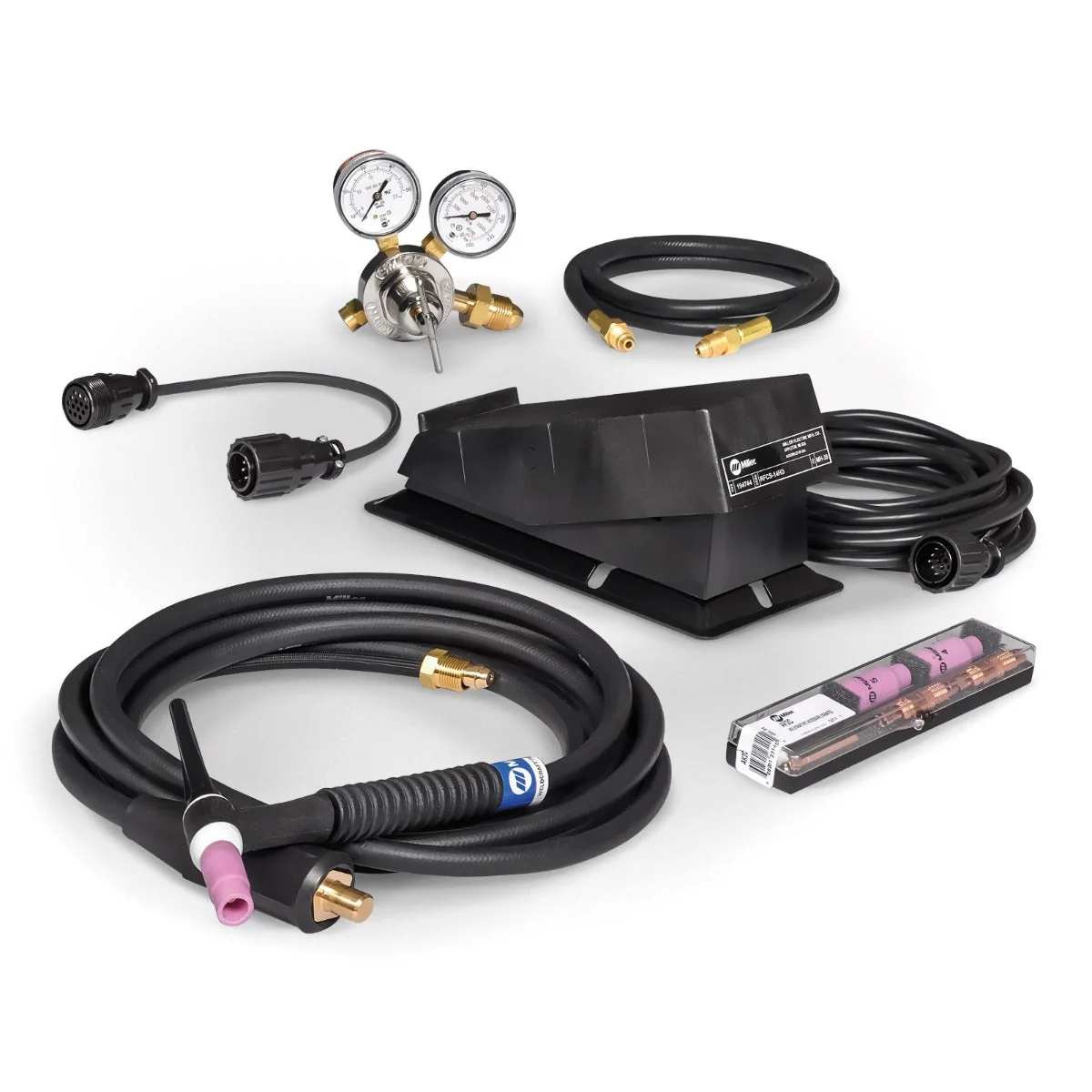 Miller Multimatic 255 Pulsed Multiprocess Welder w/Running Gear and TIG Kit (951768) - Image 7