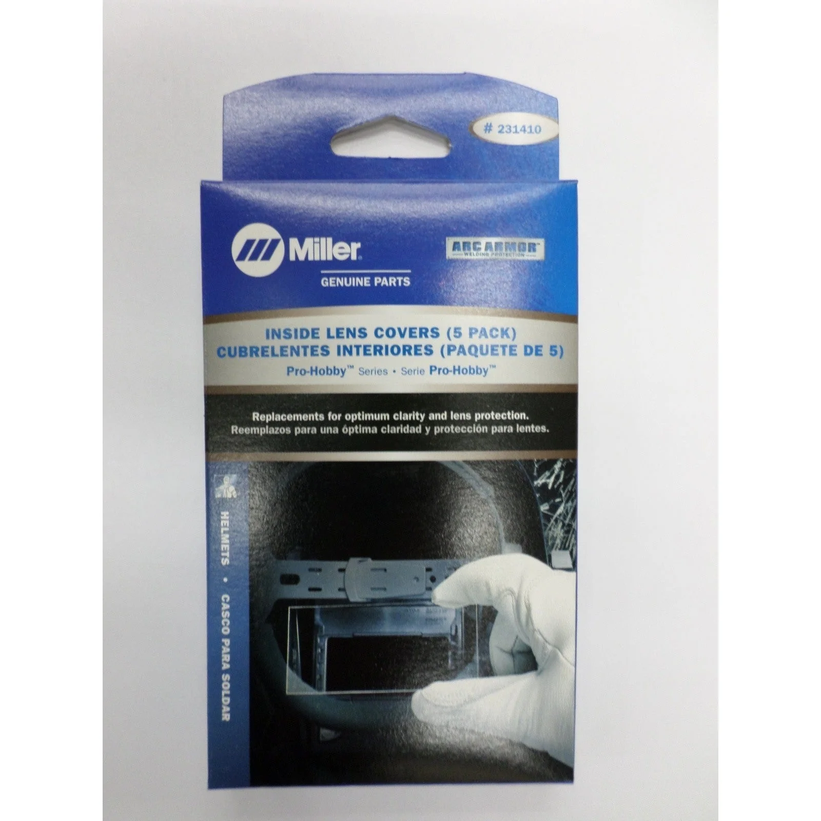 Miller Pro-Hobby Clear Inside Cover Lens Pkg/5 (231410) - Image 2