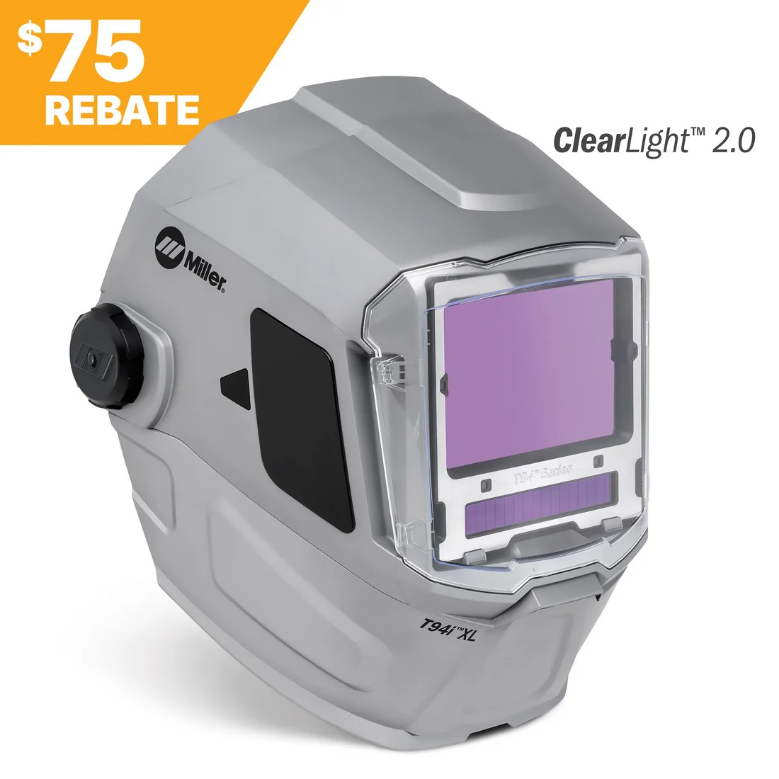 Miller T94i XL Welding Helmet w/Clearlight 2.0 Lens (287768)