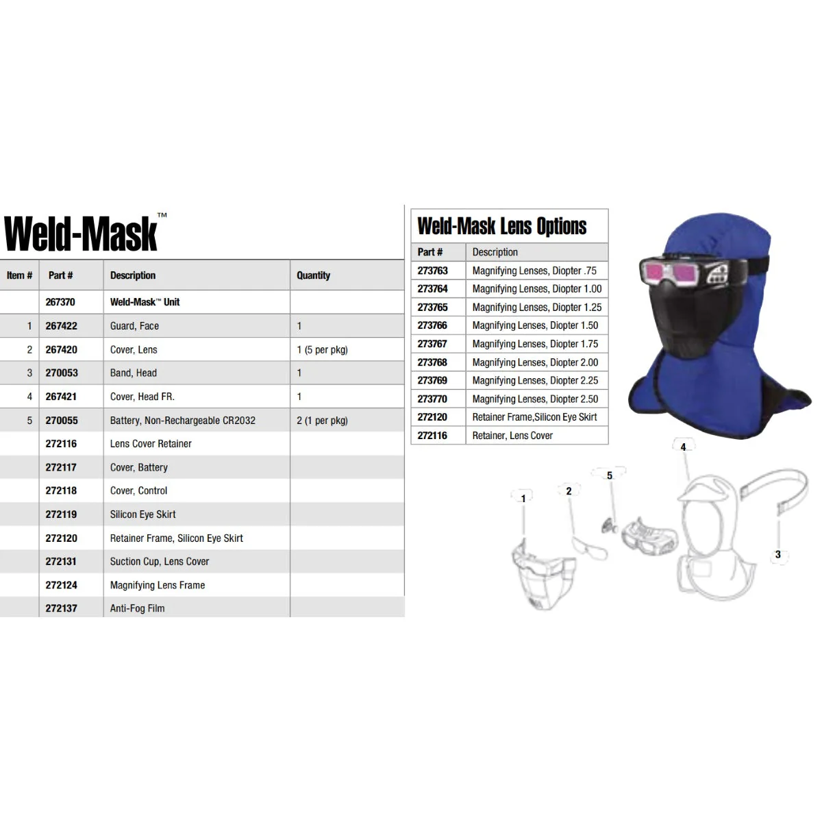 Miller Weld-Mask Inside Anti Fog Film (272137) - Image 2