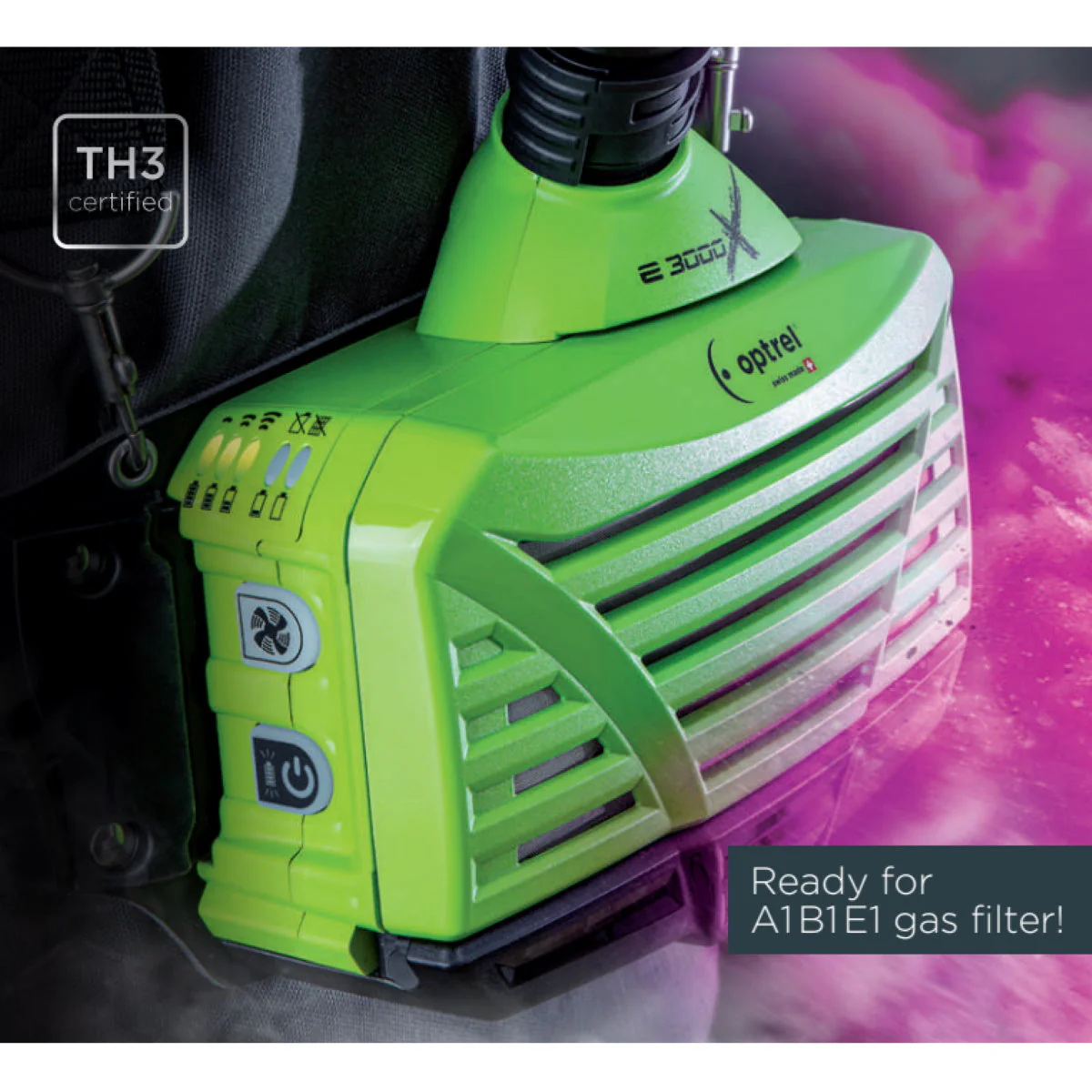 Optrel E3000X PAPR with Crystal 2.0 Welding Helmet (4530.051) - Image 5