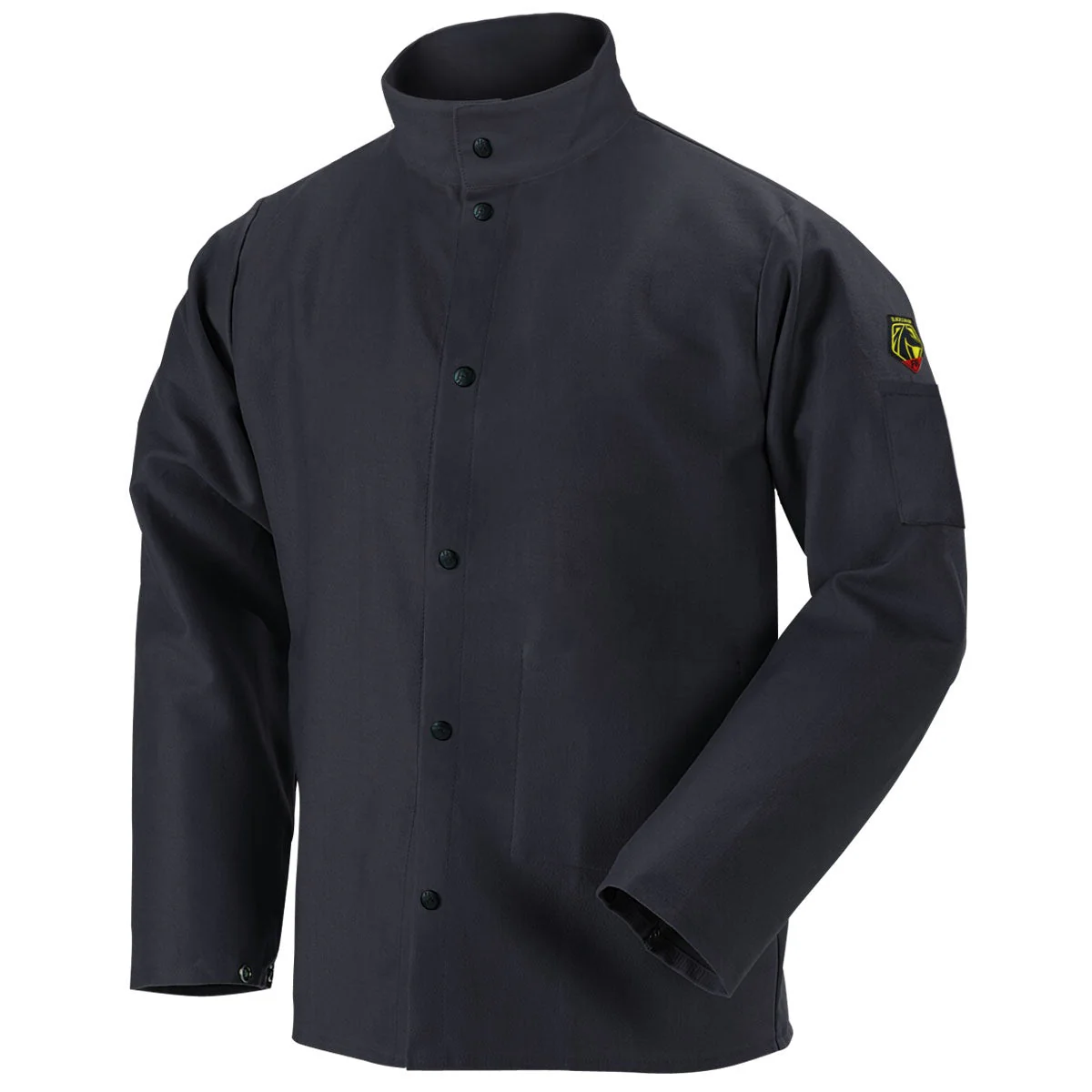 Revco Black Stallion 9oz Black FR Cotton Welding Jacket (FBK9-30C) - Image 13