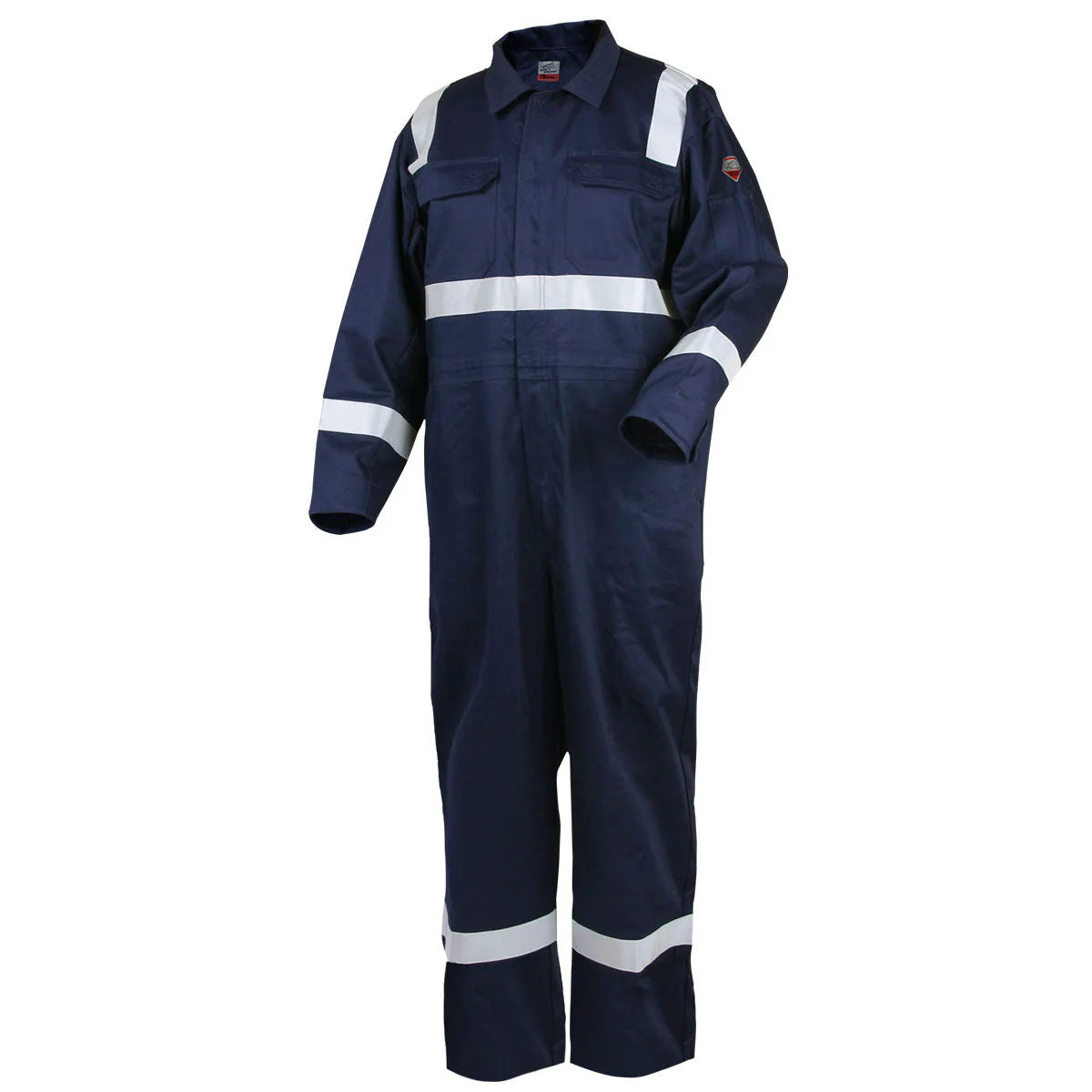 Revco Black Stallion 9oz Deluxe Navy FR Cotton Coveralls w/Reflective Tape (CF2216-NV) - Image 9