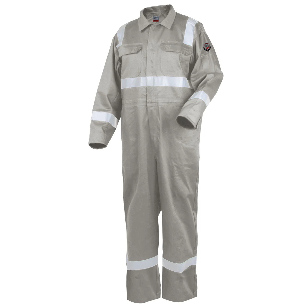 Revco Black Stallion 9oz Deluxe Stone FR Cotton Coveralls w/Reflective Tape (CF2216-ST) - Image 9