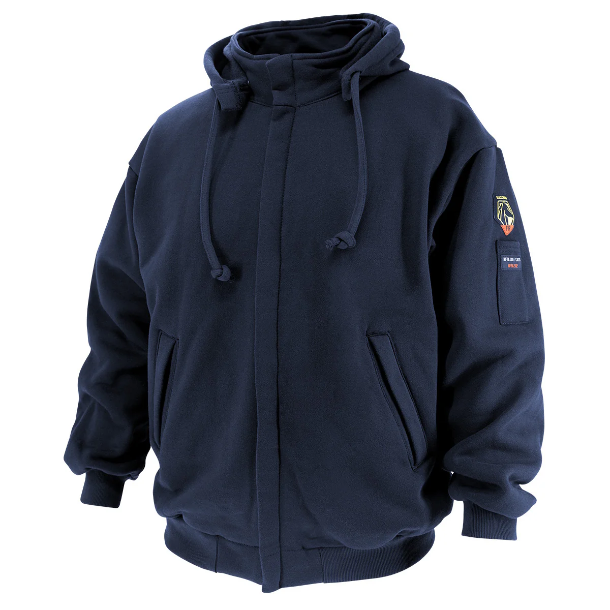 Revco Black Stallion 9oz Navy Full-Zip FR Hooded Sweatshirt (JF1331-NV)