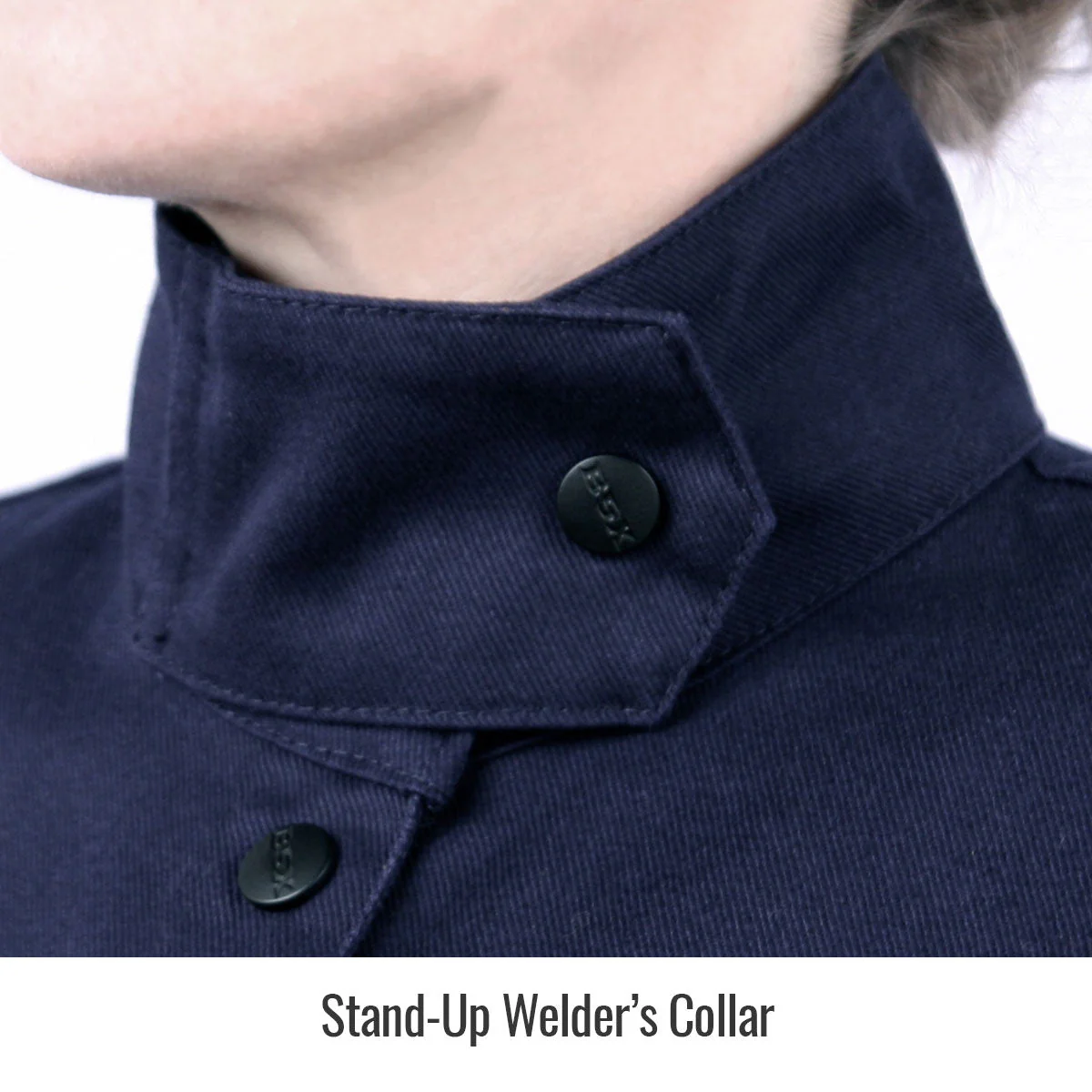 Revco Black Stallion AngelFire Women's 9oz Navy & Black FR Welding Jacket (JF1015-NB) - Image 4