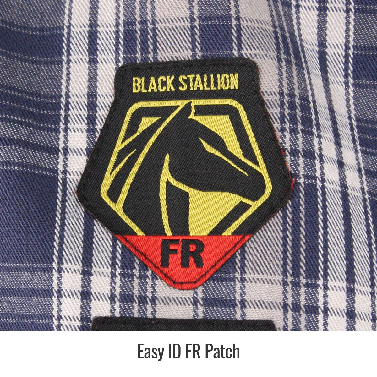 Revco Black Stallion AR/FR Blue Plaid Cotton Work Shirt (WF2110-PB) - Image 7