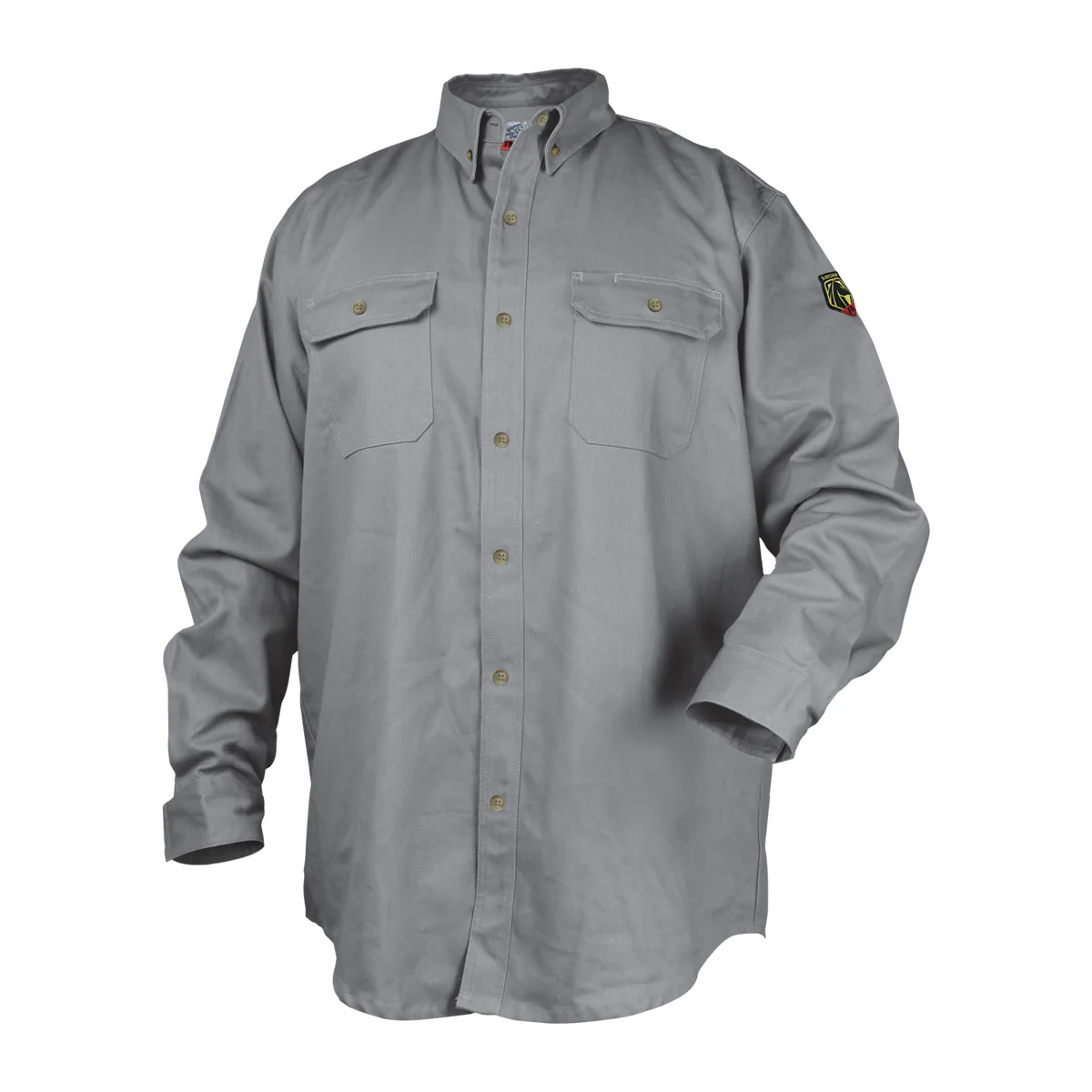 Revco Black Stallion AR/FR Gray Cotton Work Shirt (WF2110-GY)