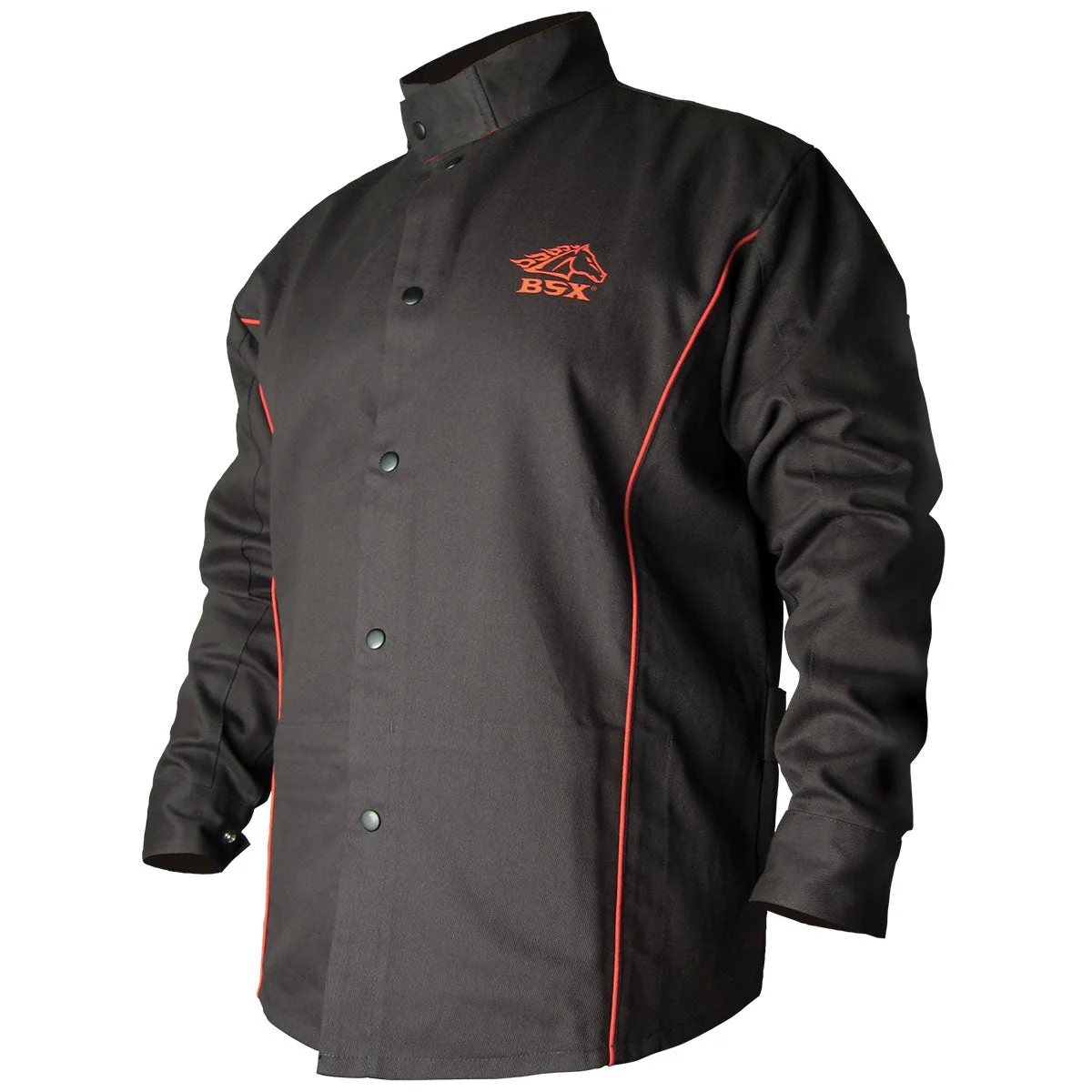 Revco Black Stallion BSX 9oz Black FR Cotton Welding Jacket (B9C) - Image 6