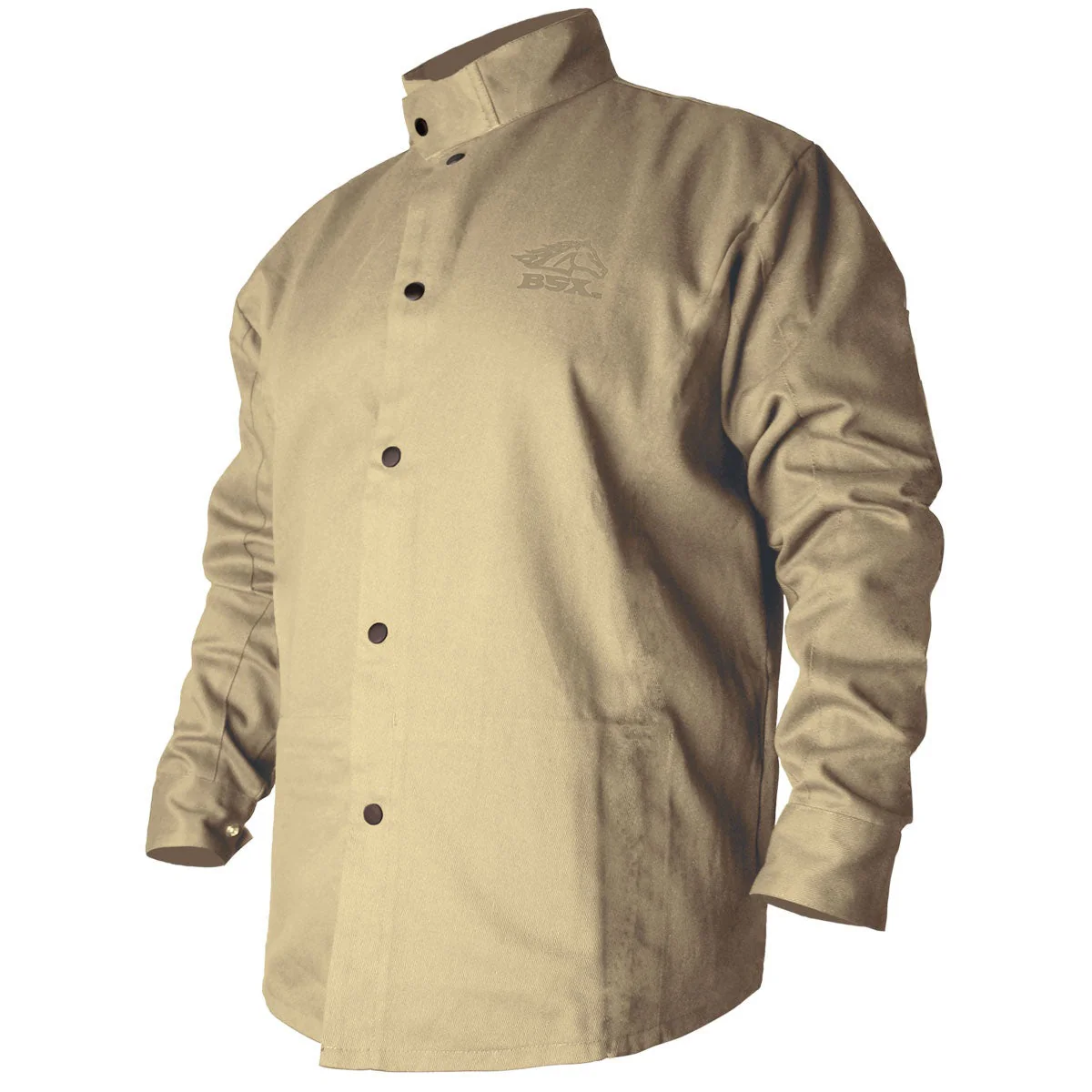 Revco Black Stallion BSX 9oz Tan FR Cotton Welding Jacket (BXTN9C) - Image 8