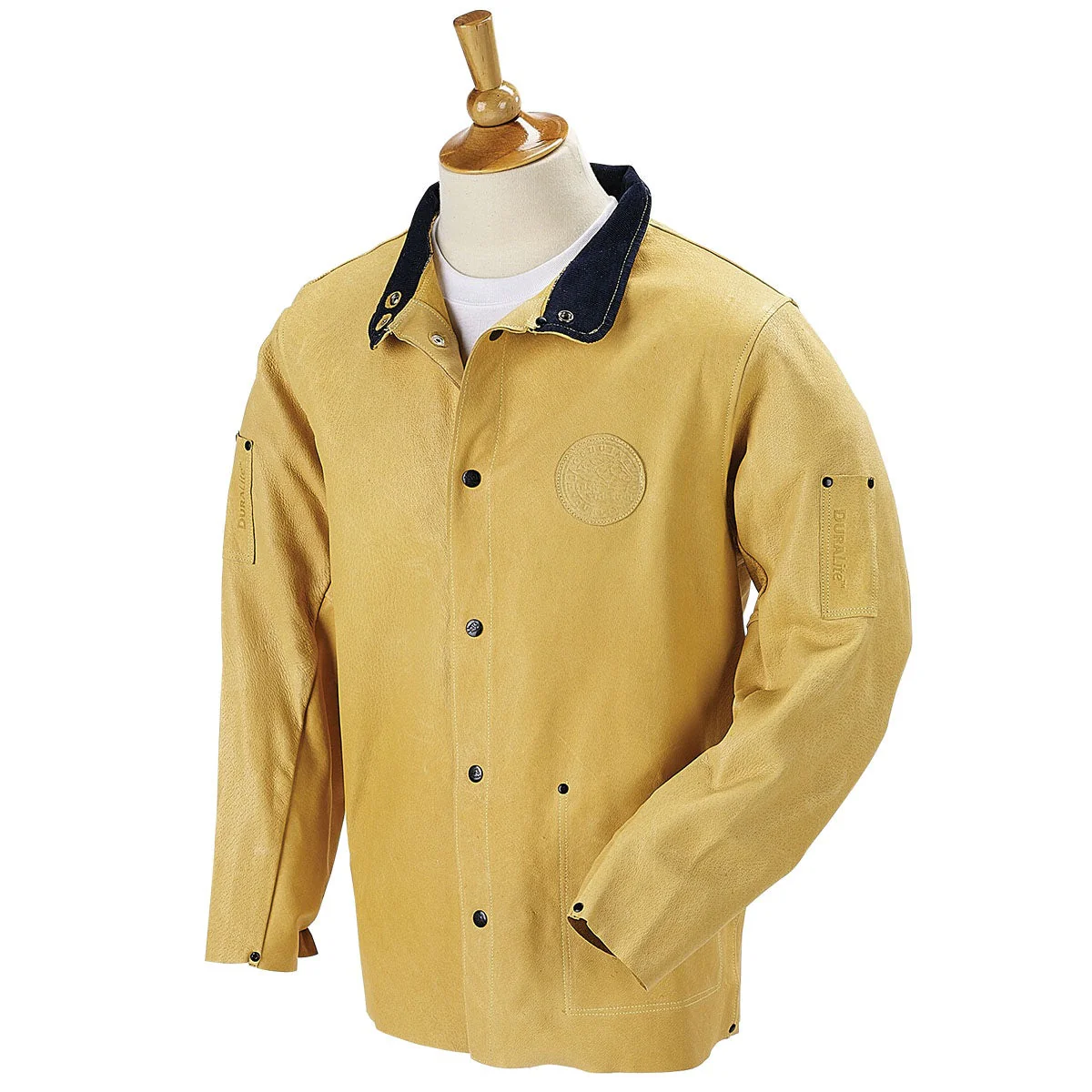 Revco Black Stallion DuraLite Premium Leather Tan Welding Jacket (30PWC) - Image 7